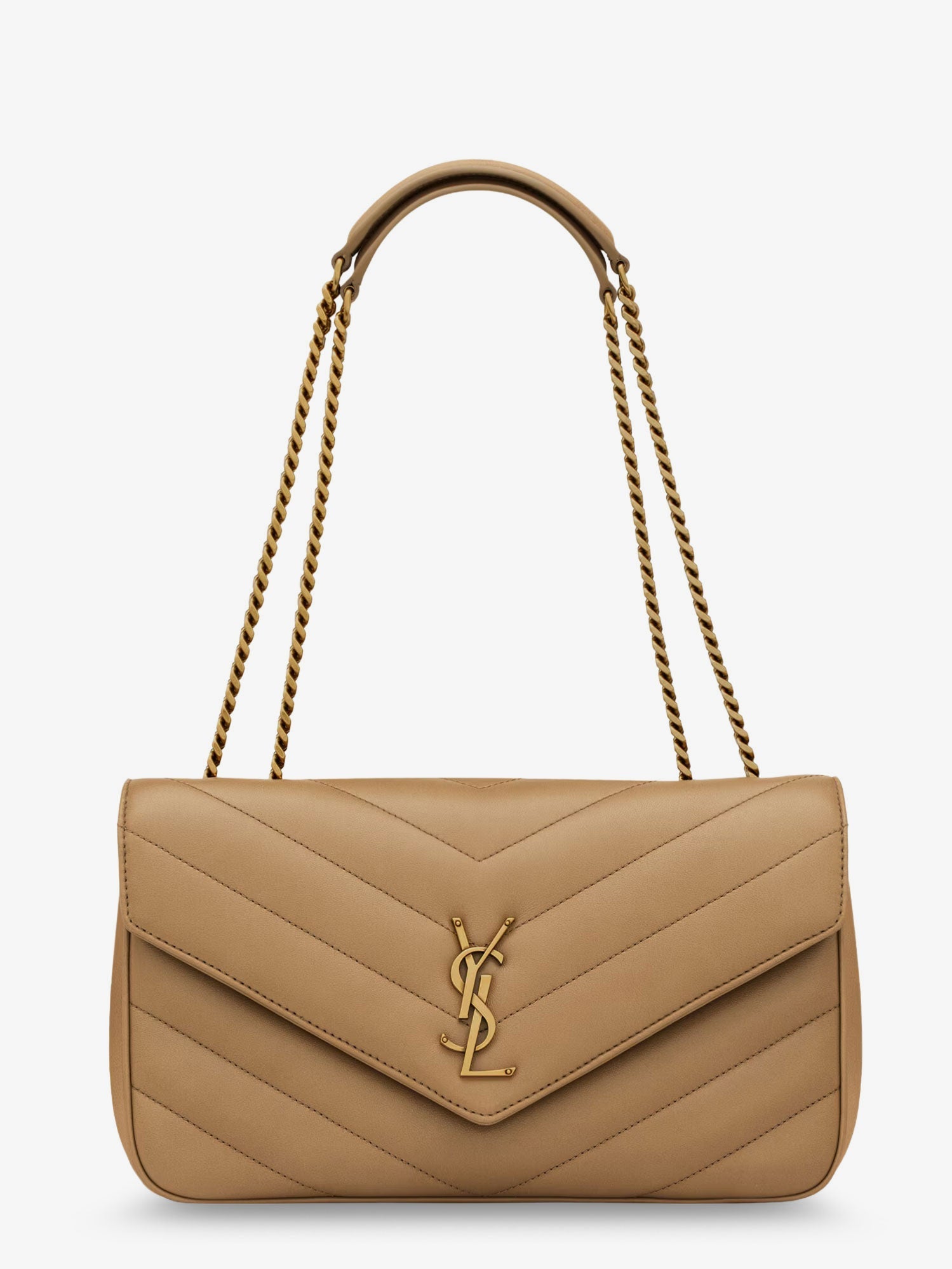 Saint Laurent Loulou Leather Shoulder Bag
