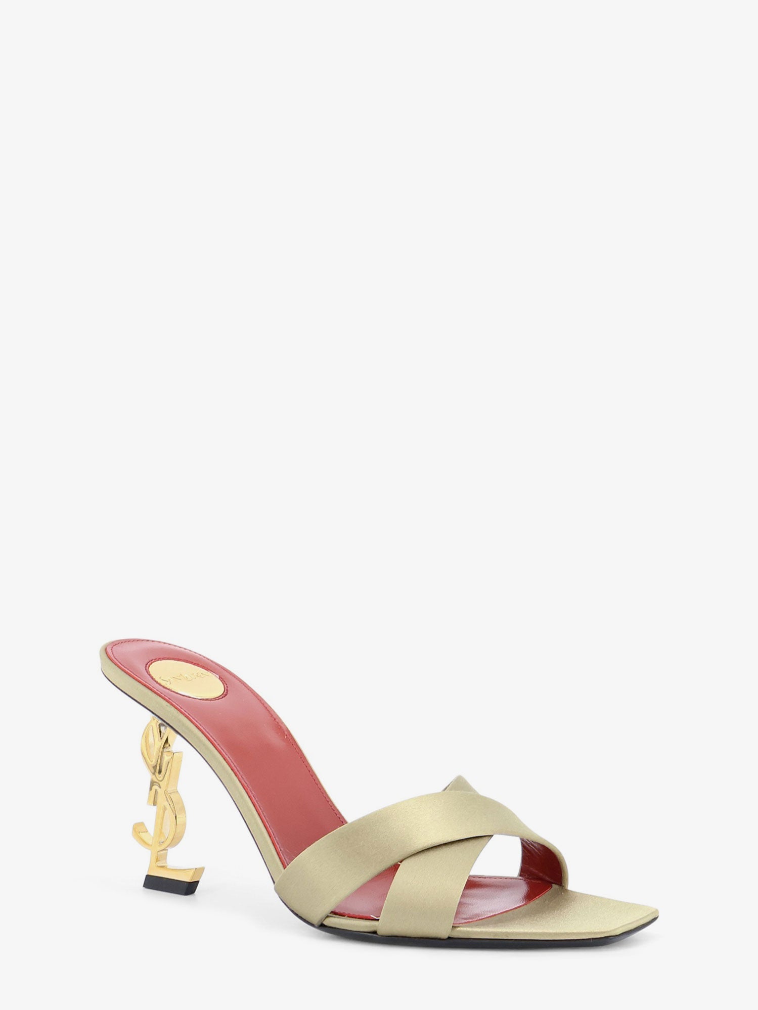 Saint Laurent Opyum Satin Sandals