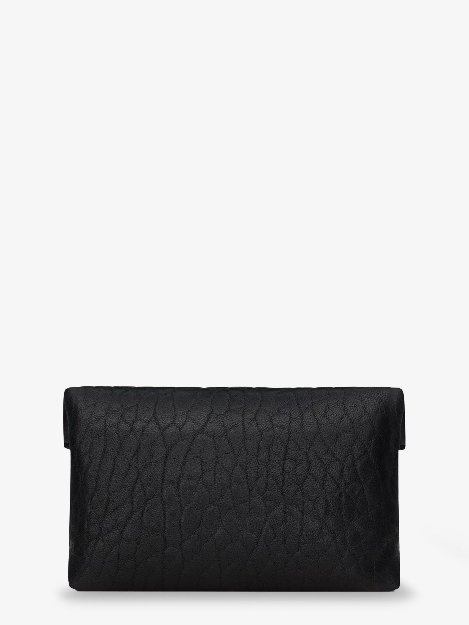Saint Laurent Leather Envelope Card Holder With Metal Cassandre Logo