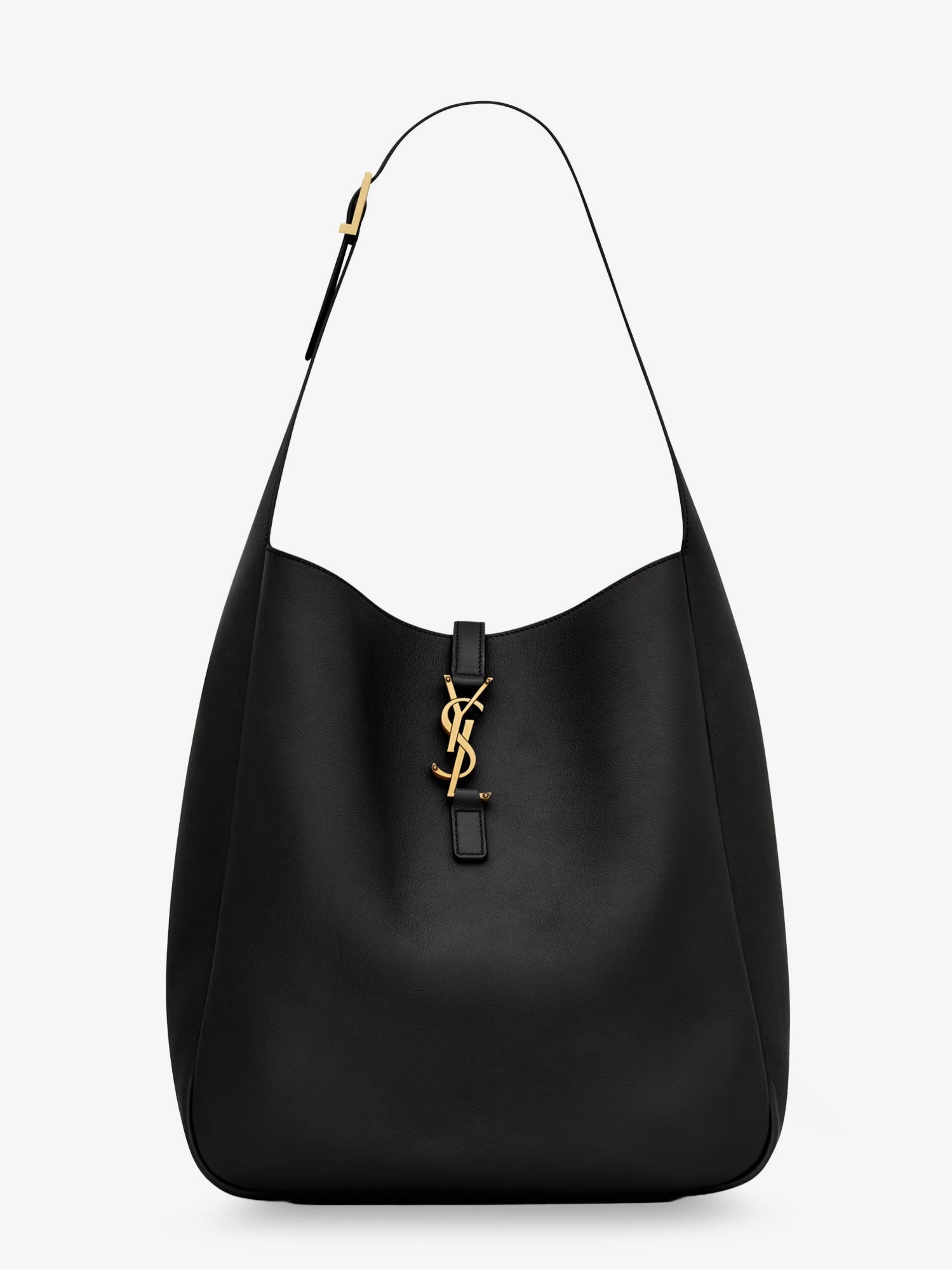 Saint Laurent Le 5 À 7 Hammered Leather Shoulder Bag