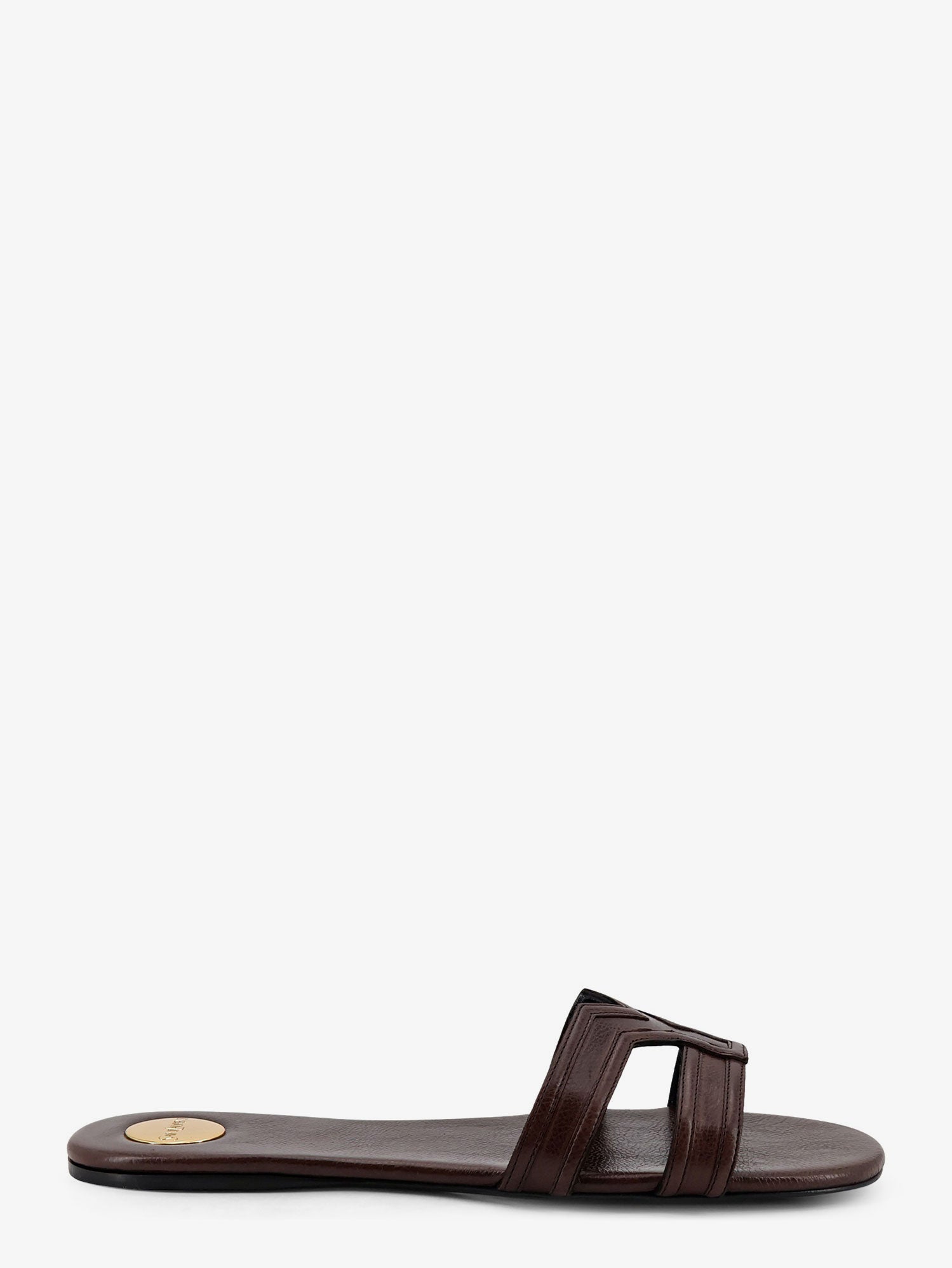 Saint Laurent Mabrouka Leather Sandals