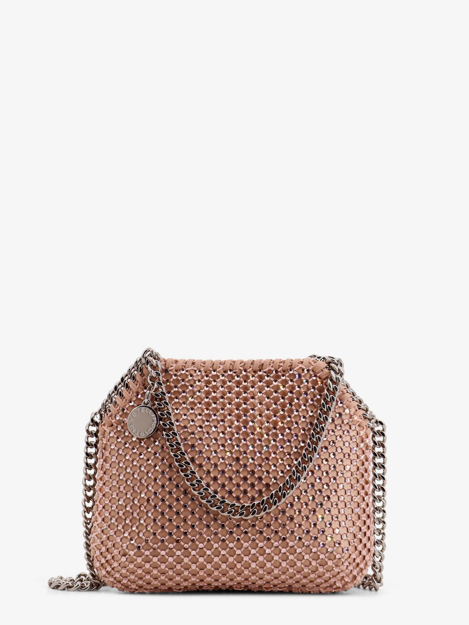 Stella Mccartney Falabella Mini Mesh And Crystal Crossbody Bag