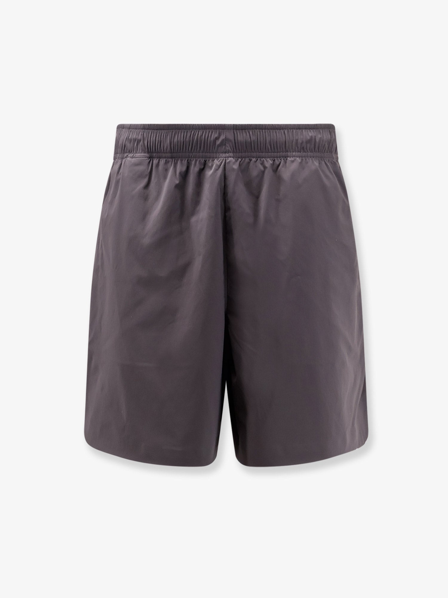Stone Island Nylon Bermuda Shorts With Embroidered Logo On The Back
