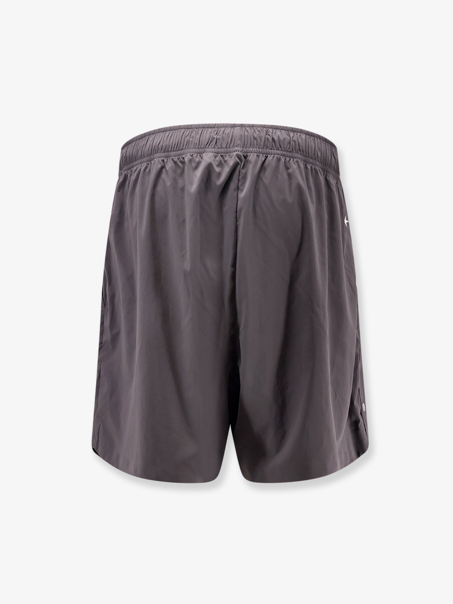Stone Island Nylon Bermuda Shorts With Embroidered Logo On The Back