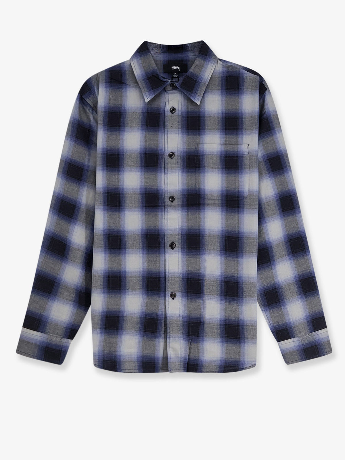 Stüssy Beach Ombre Plaid Madras Cotton Shirt