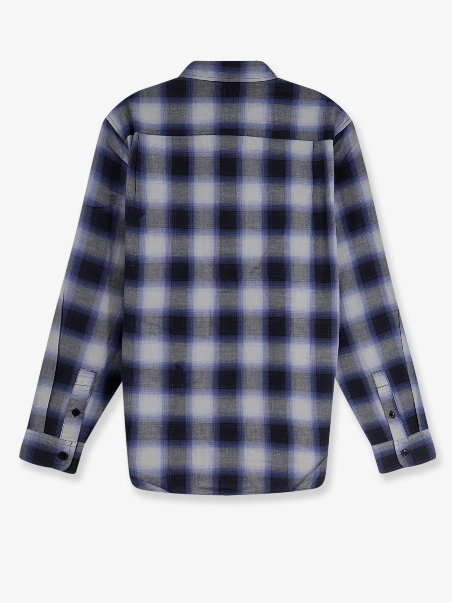 Stüssy Beach Ombre Plaid Madras Cotton Shirt