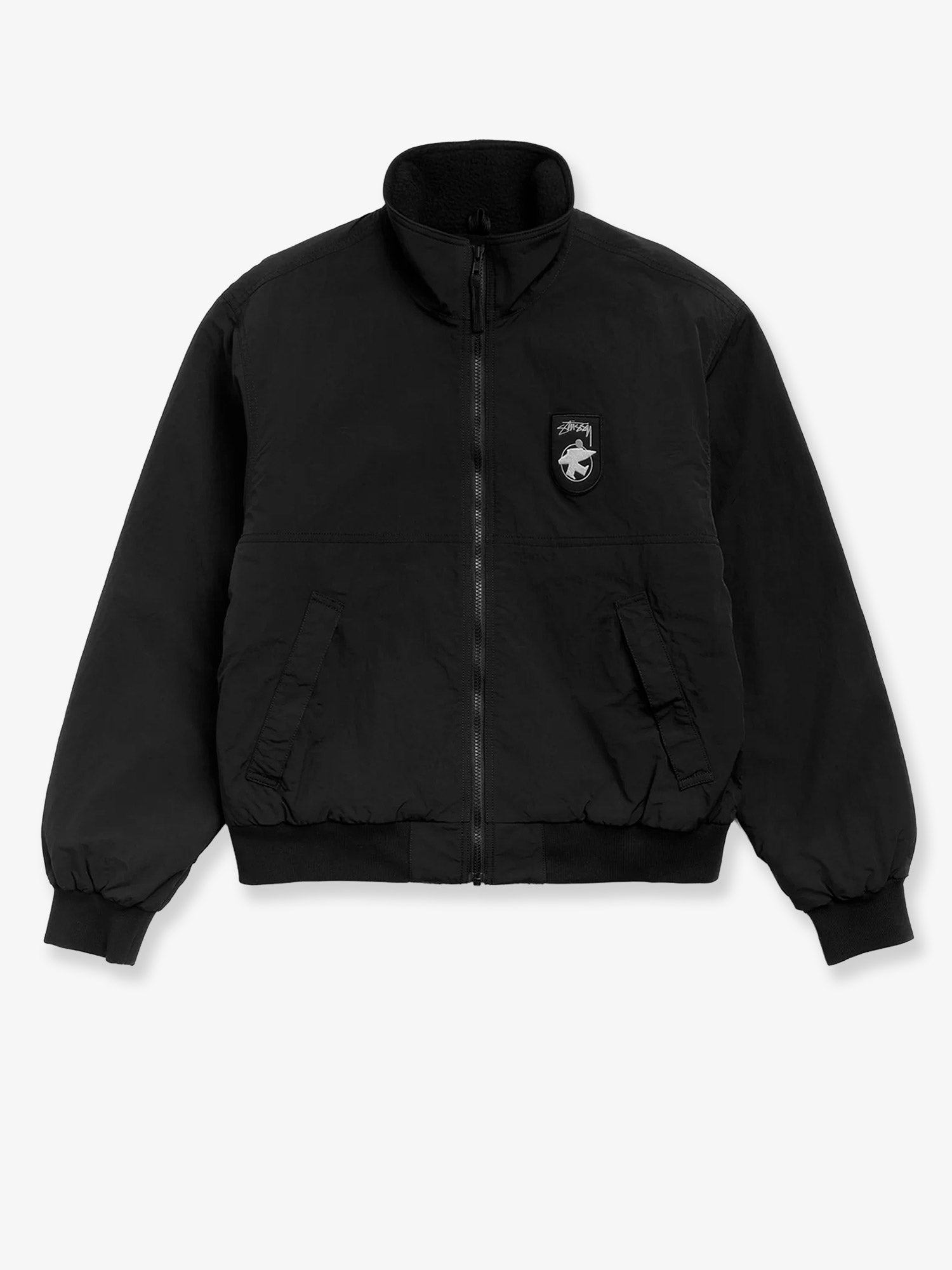 Stüssy Polar Nylon Jacket With Logo Patch On The Front