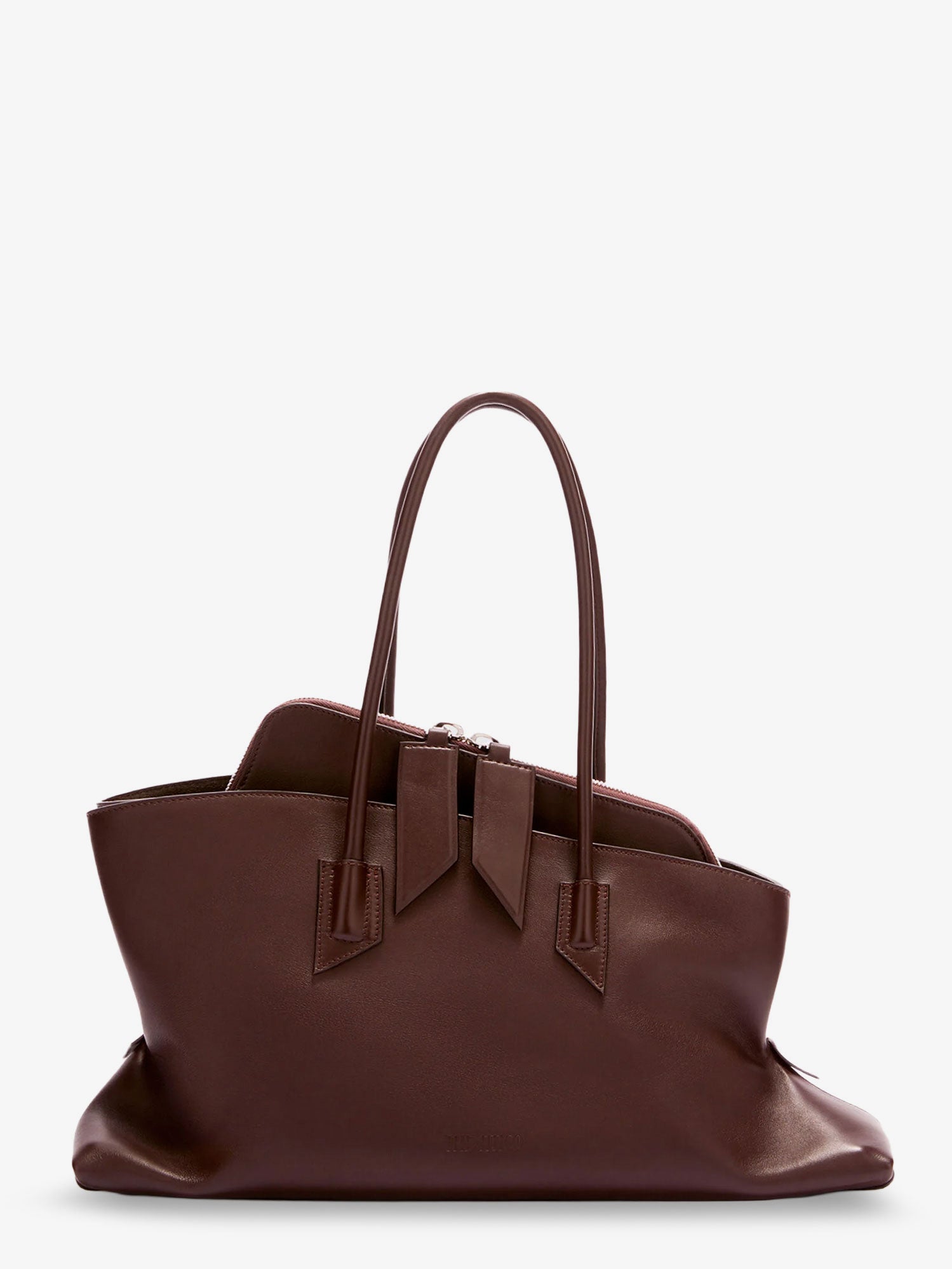 The Attico La Passeggiata Leather Shoulder Bag