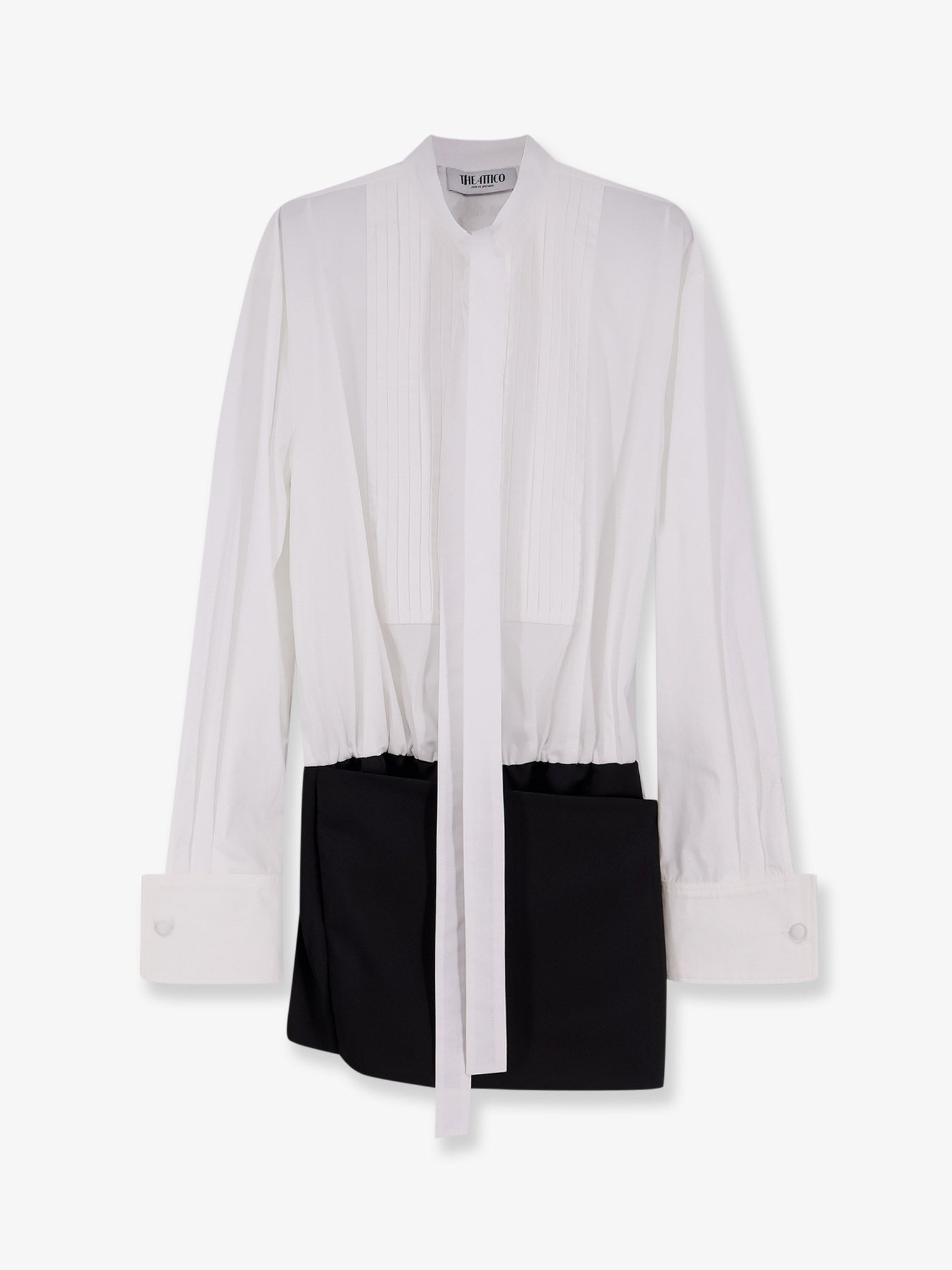 The Attico Black/white Mini Dress