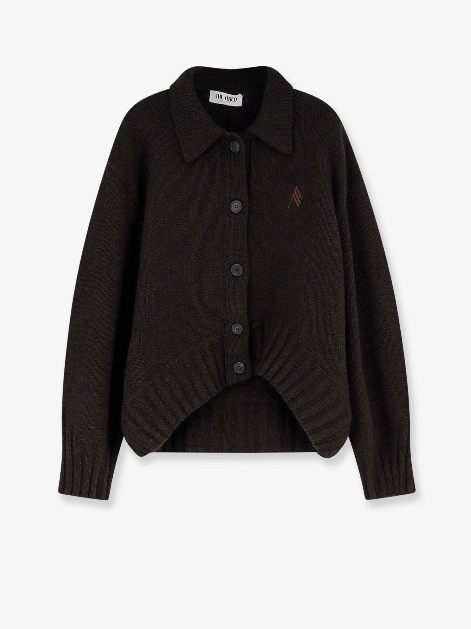 The Attico Virgin Wool And Cashmere Blend Cardigan