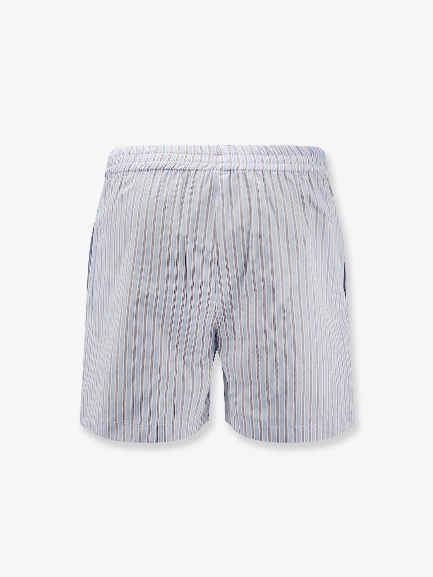 The Attico Striped Cotton Shorts