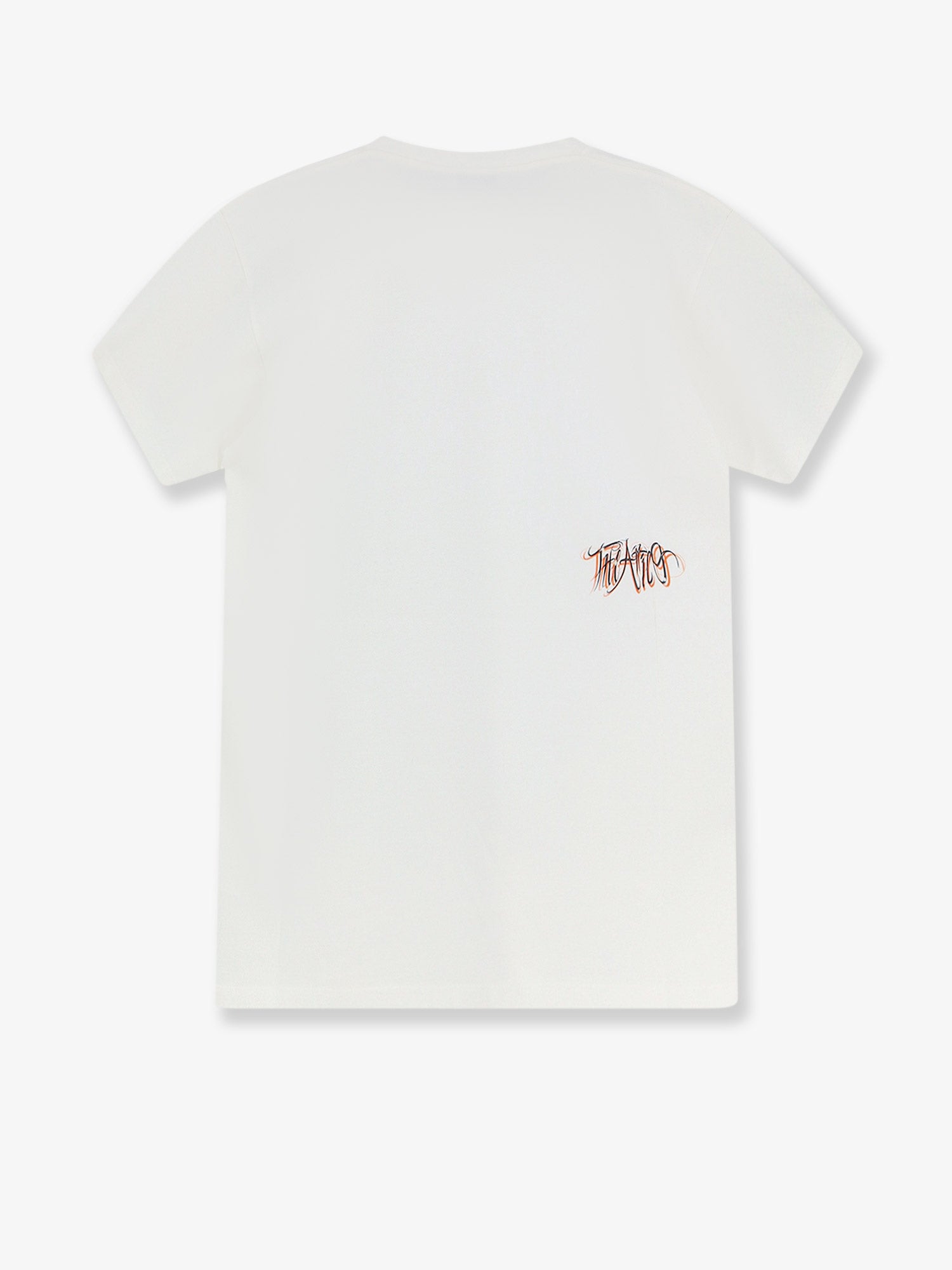 The Attico Cotton T-shirt With Printed Logo On The Front