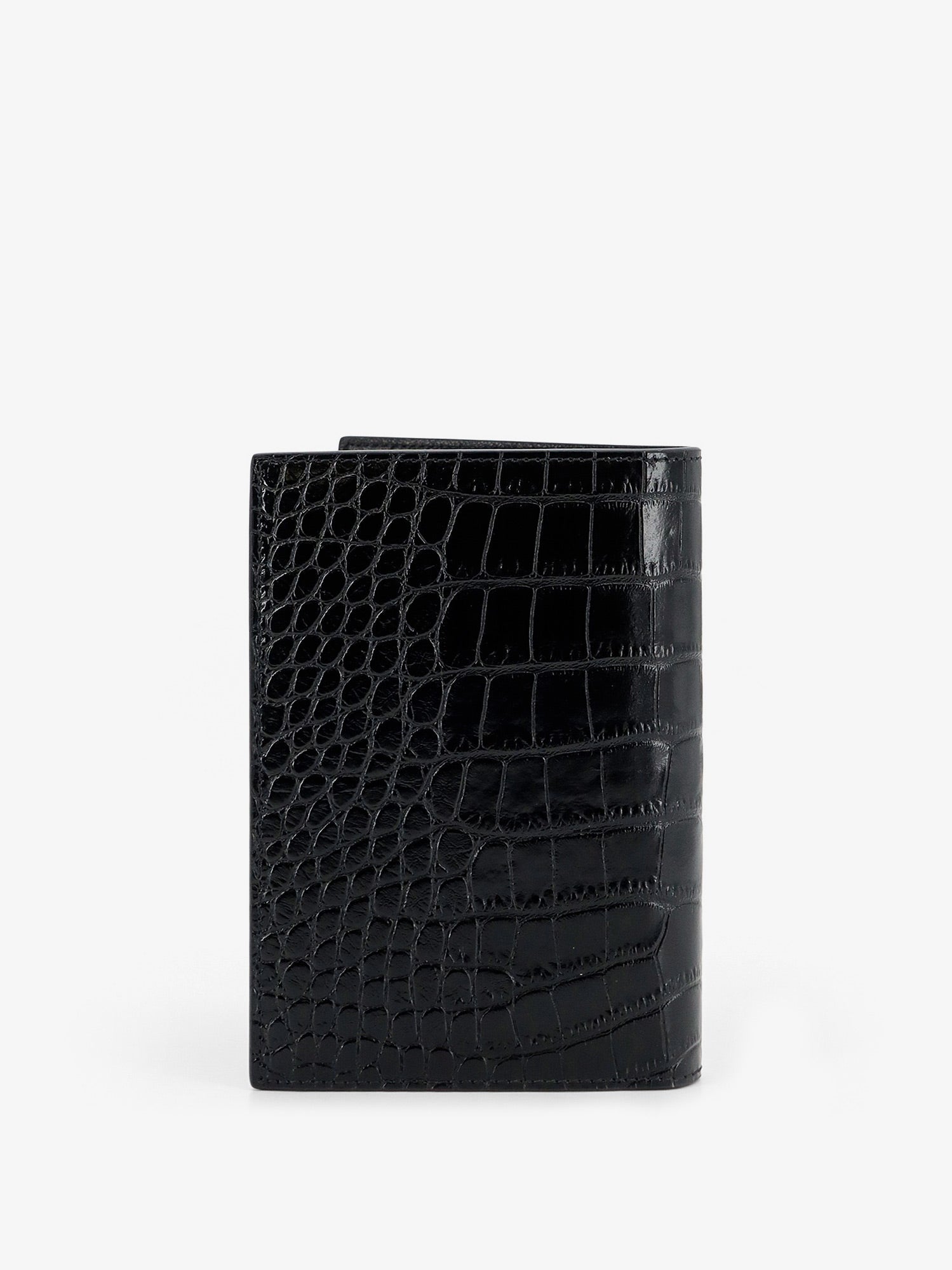 Tom Ford Leather Wallet With Crocodile Print