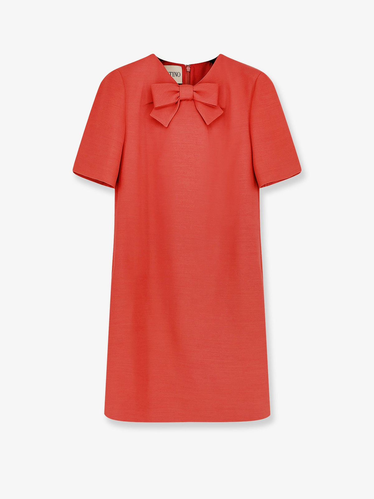 Valentino Wool And Silk Blend Short Dress