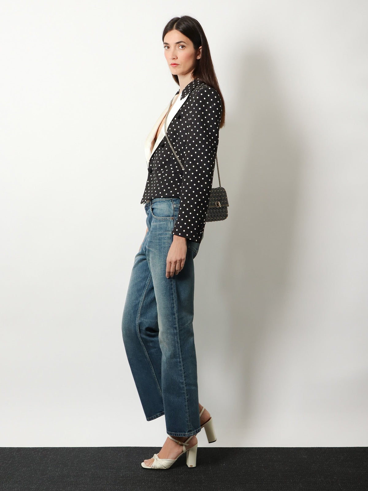 Valentino Polka-dots Viscose Blazer