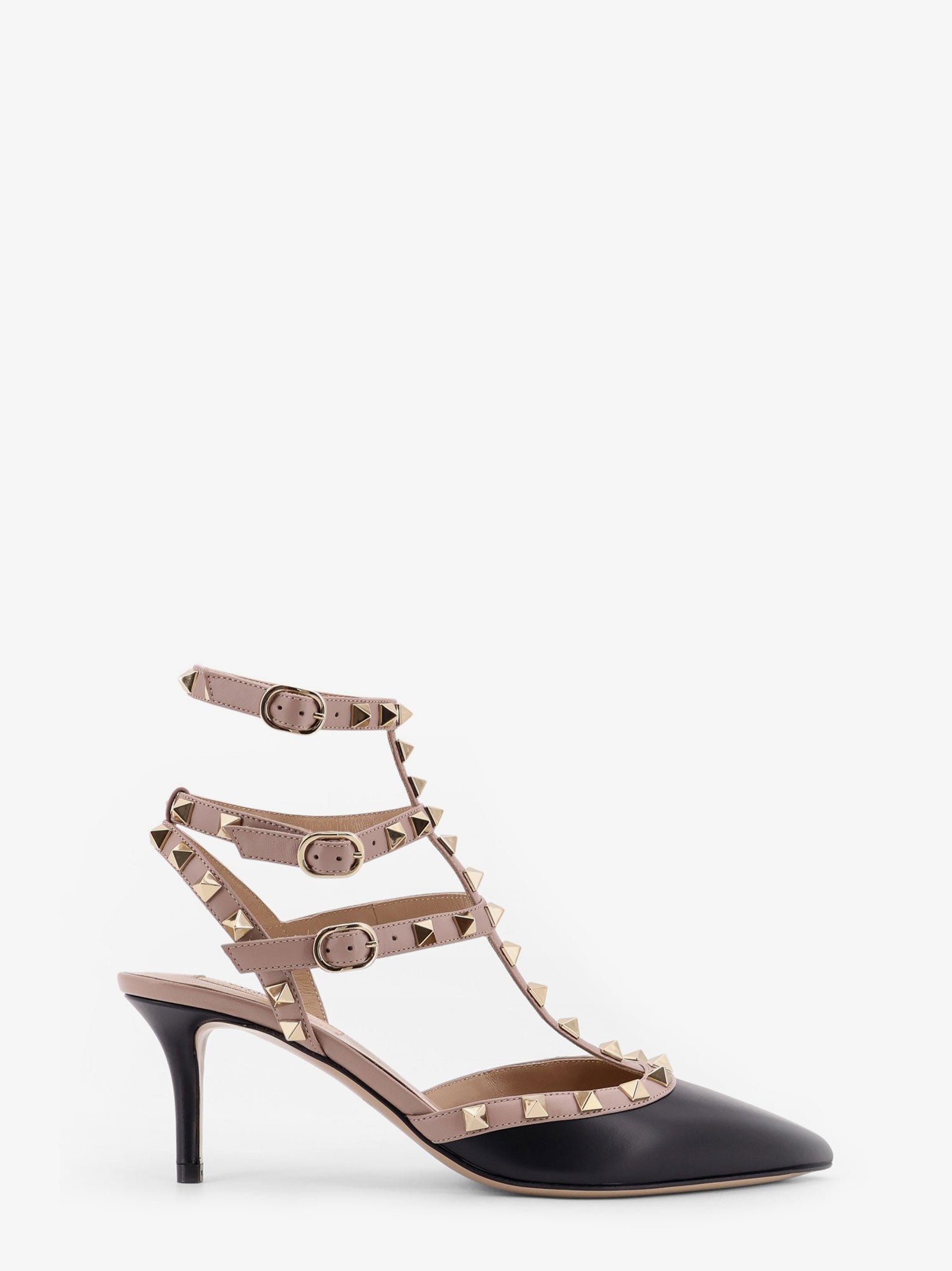 Valentino Rockstud Leather Decolleté Slingback