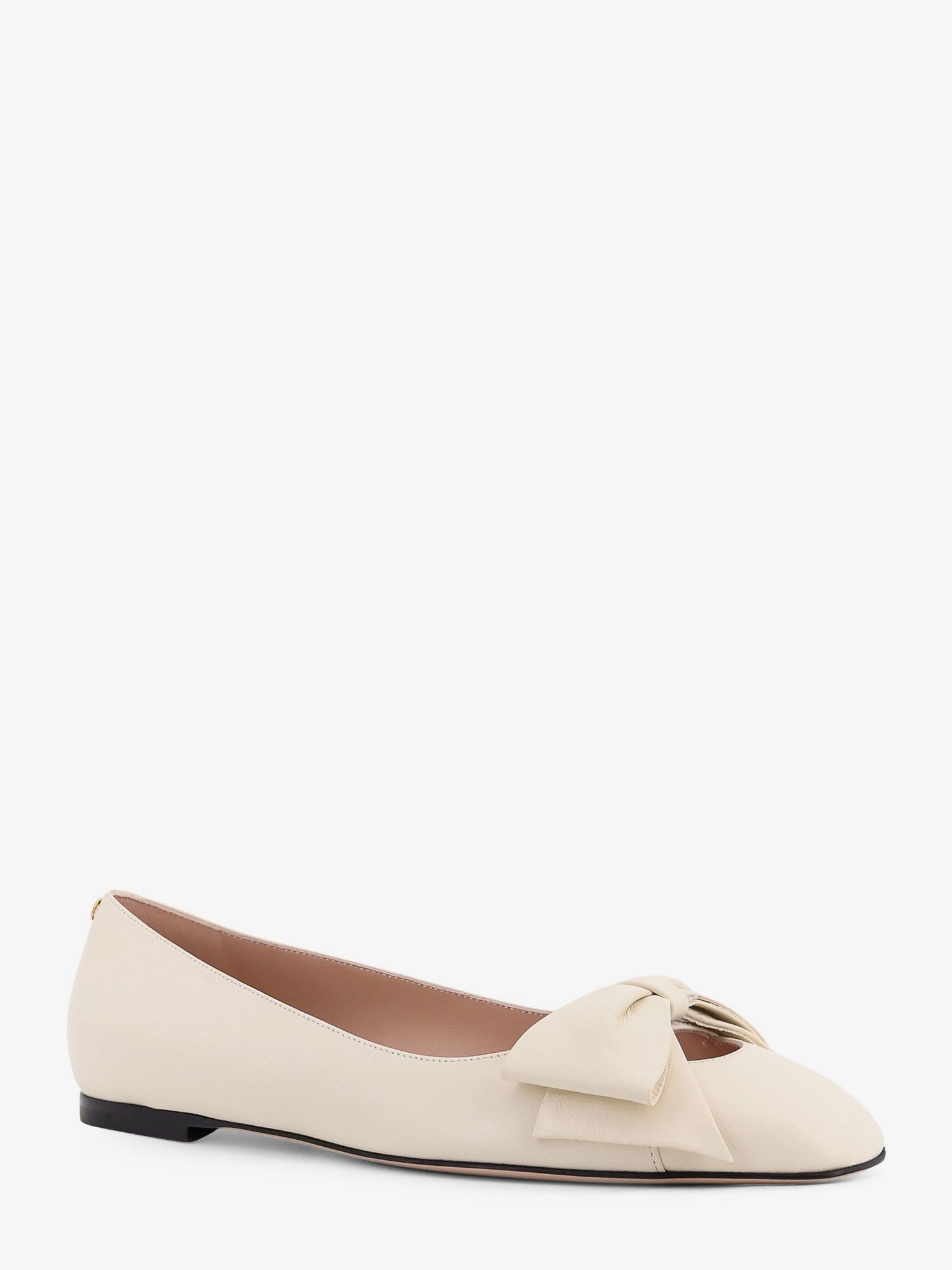 Valentino Leather Bowow Ballerinas