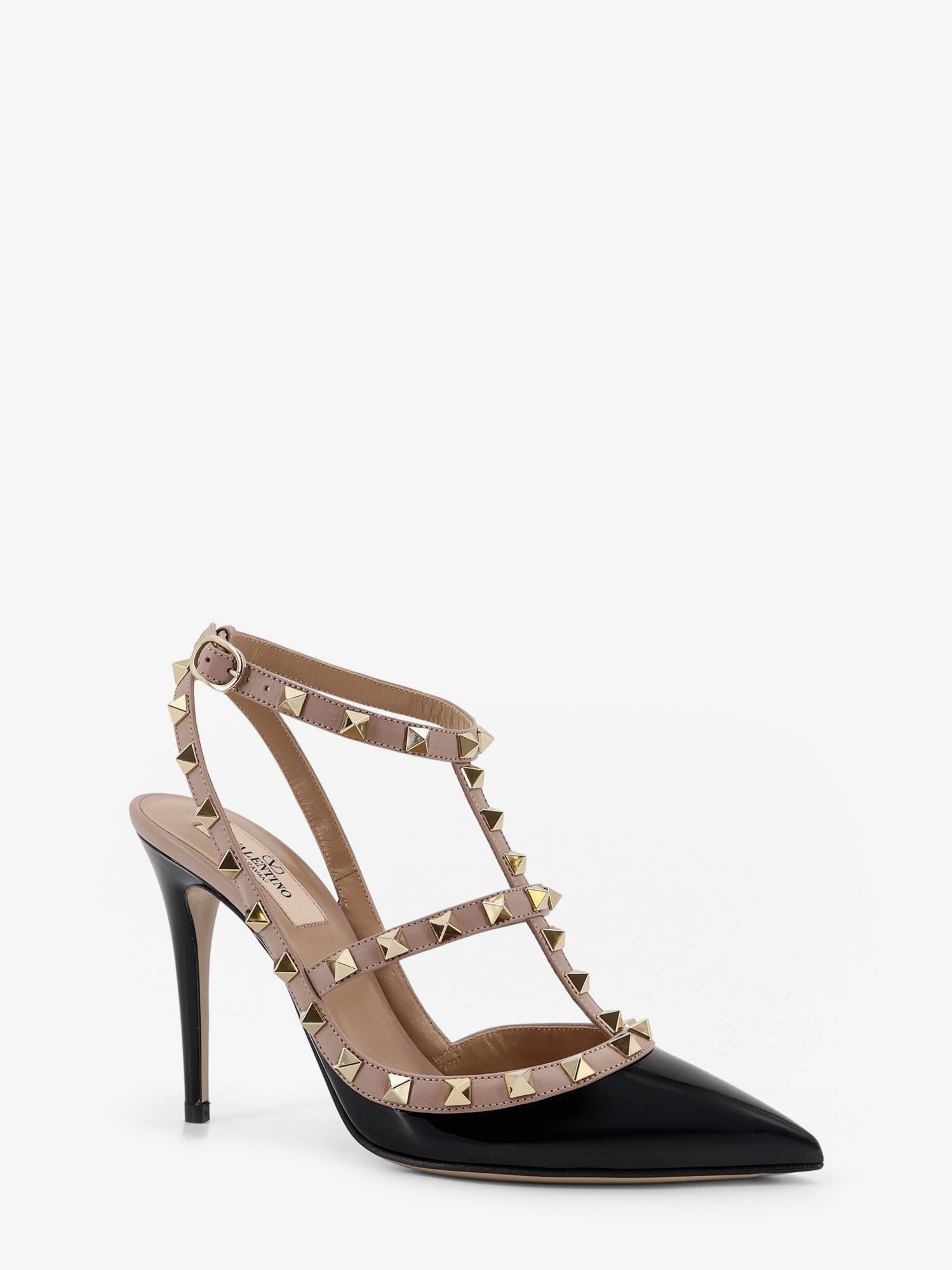 Valentino Rockstud Patent Leather Pumps With Iconic Studs