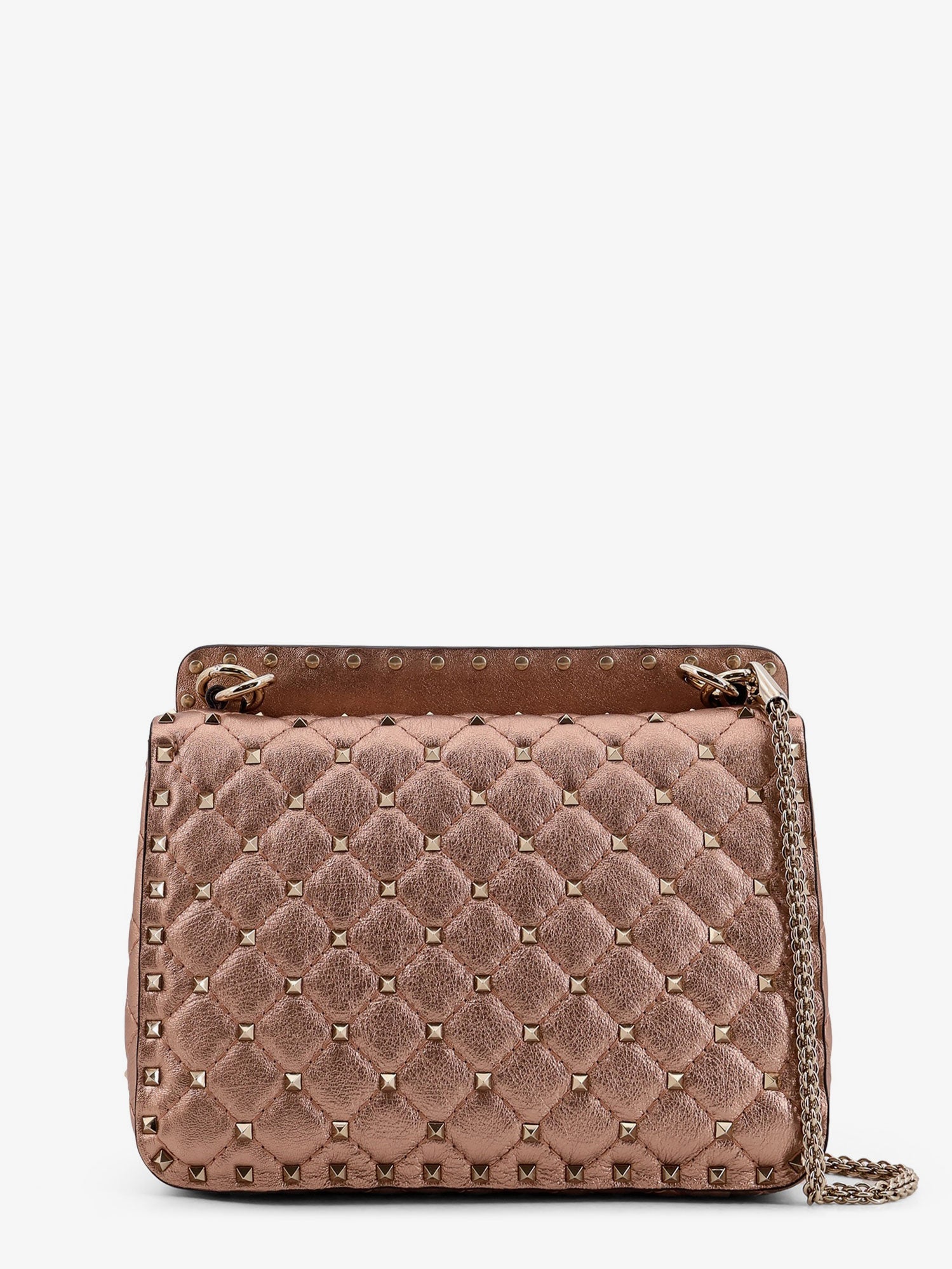 Valentino Laminated Leather Rockstud Spike Crossbody Bag