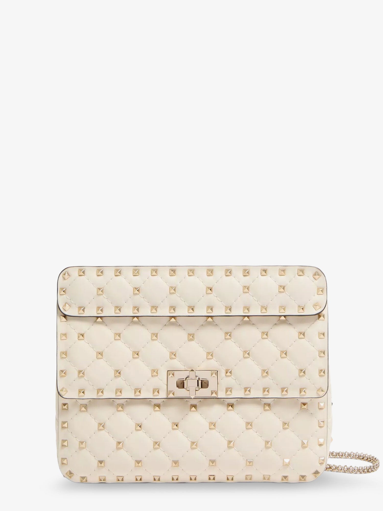 Valentino Rockstud Spike Leather Crossbody Bag With Iconic All-over Studs