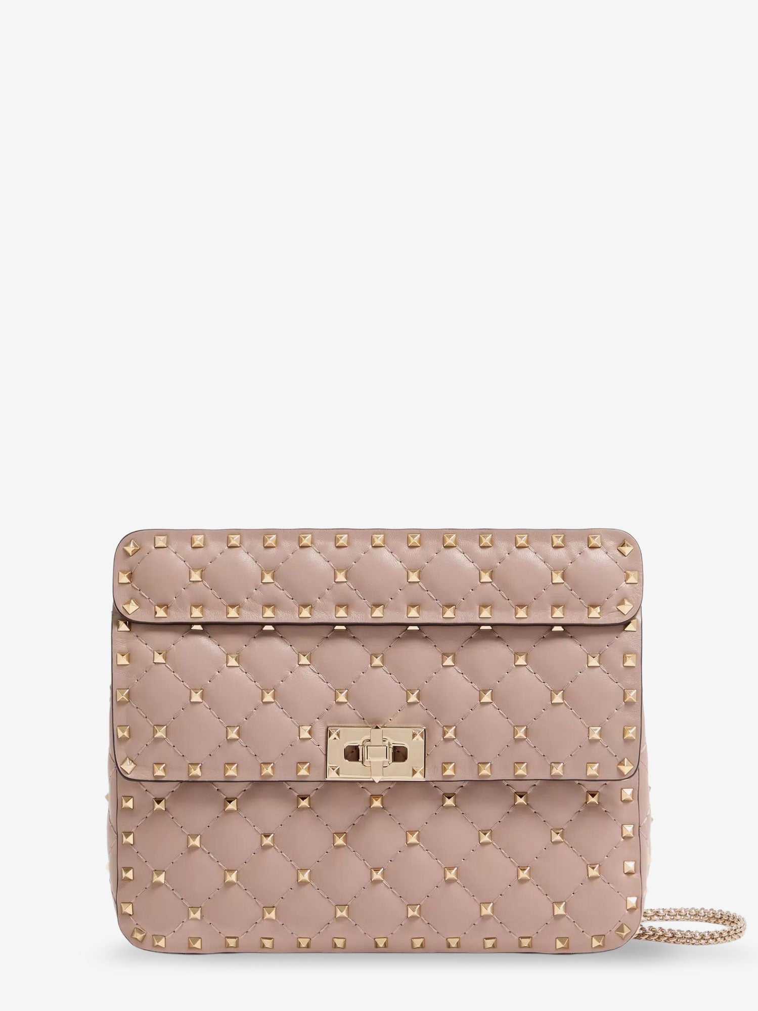 Valentino Rockstud Spike Leather Crossbody Bag With Iconic All-over Studs