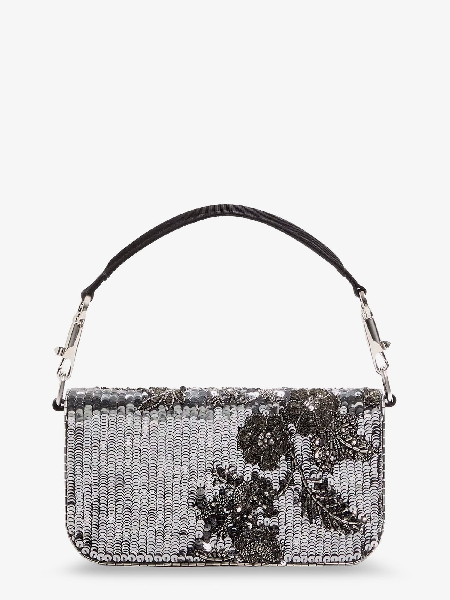Valentino Valentino Garavani Loco' Embroidered Satin Crossbody Bag