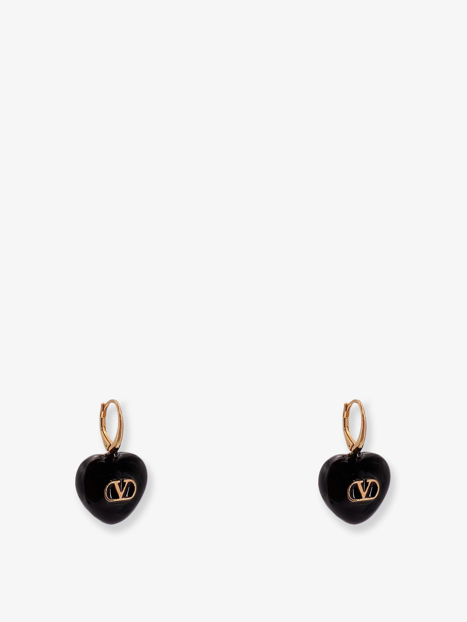 Valentino Coeur Royal Metal Earrings