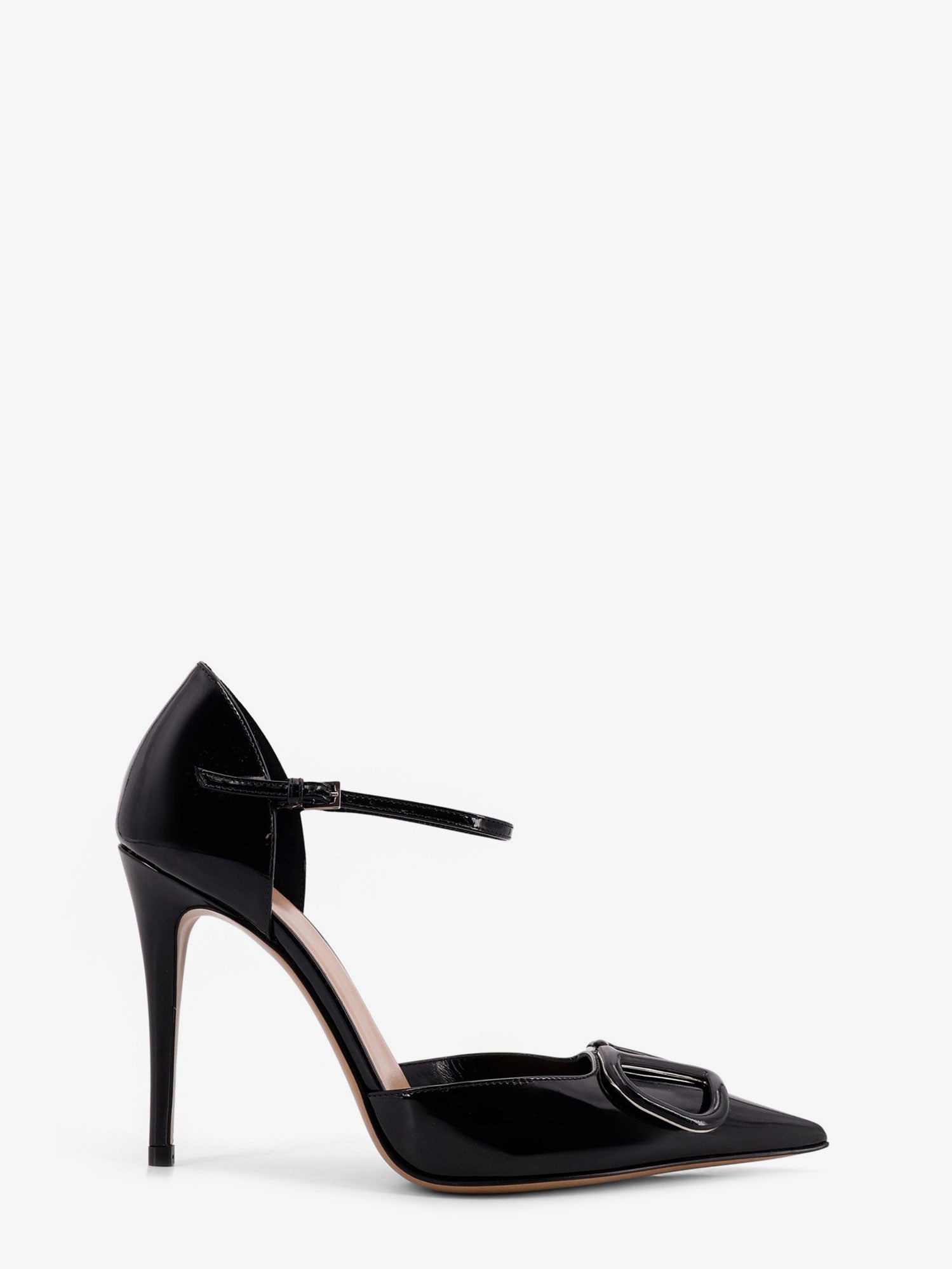 Valentino Patent Leather Pumps With Vlogo Signature