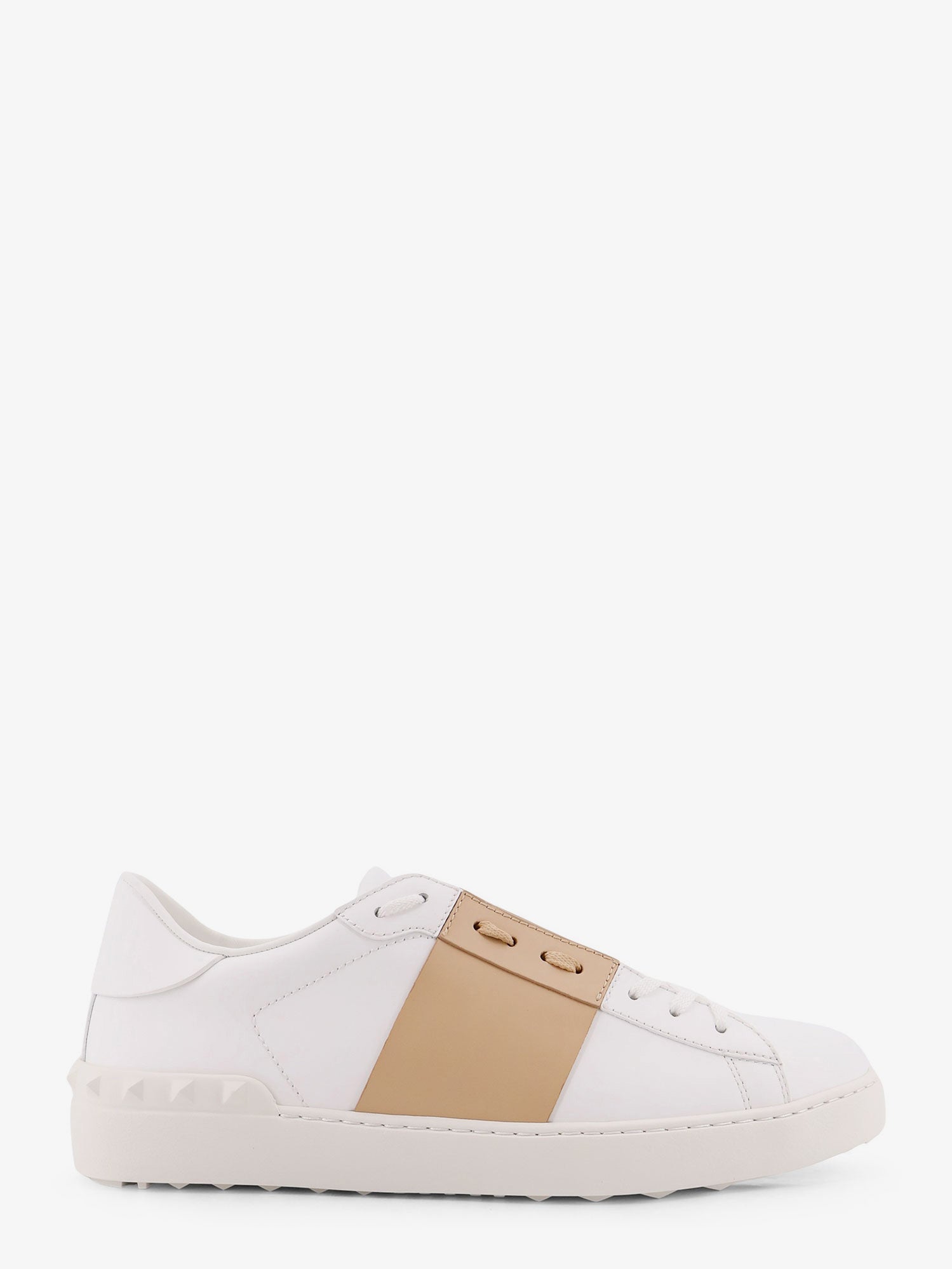 Valentino Open Leather Sneakers
