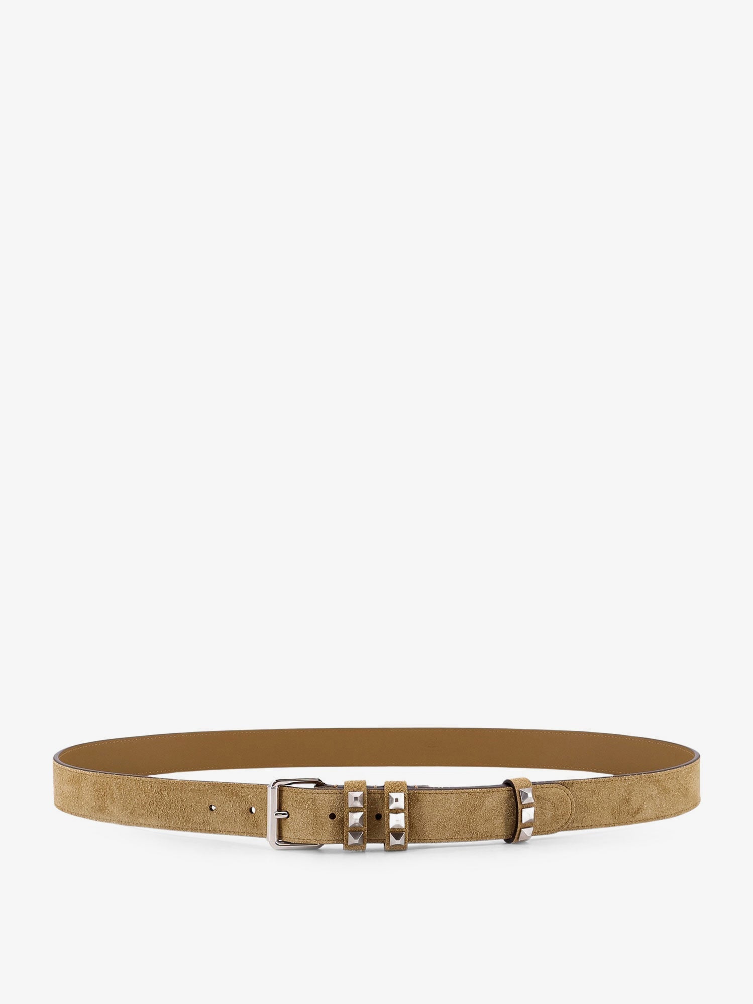 Valentino Flaneuse Suede Belt With Iconic Studs