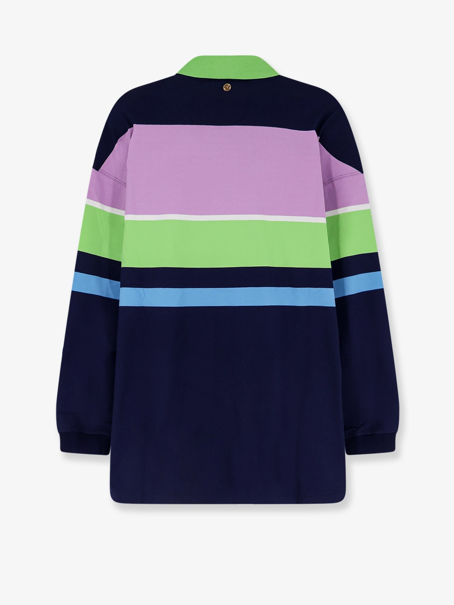Versace Multicolor Stripes Cotton Sweatshirt