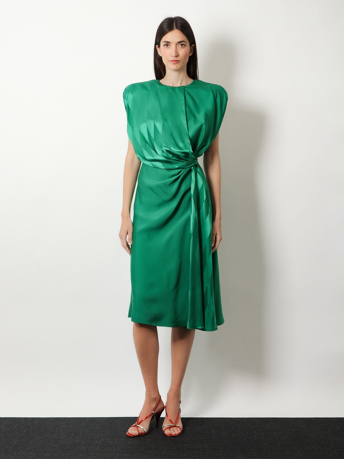 Versace Cocktail Viscose And Silk Dress