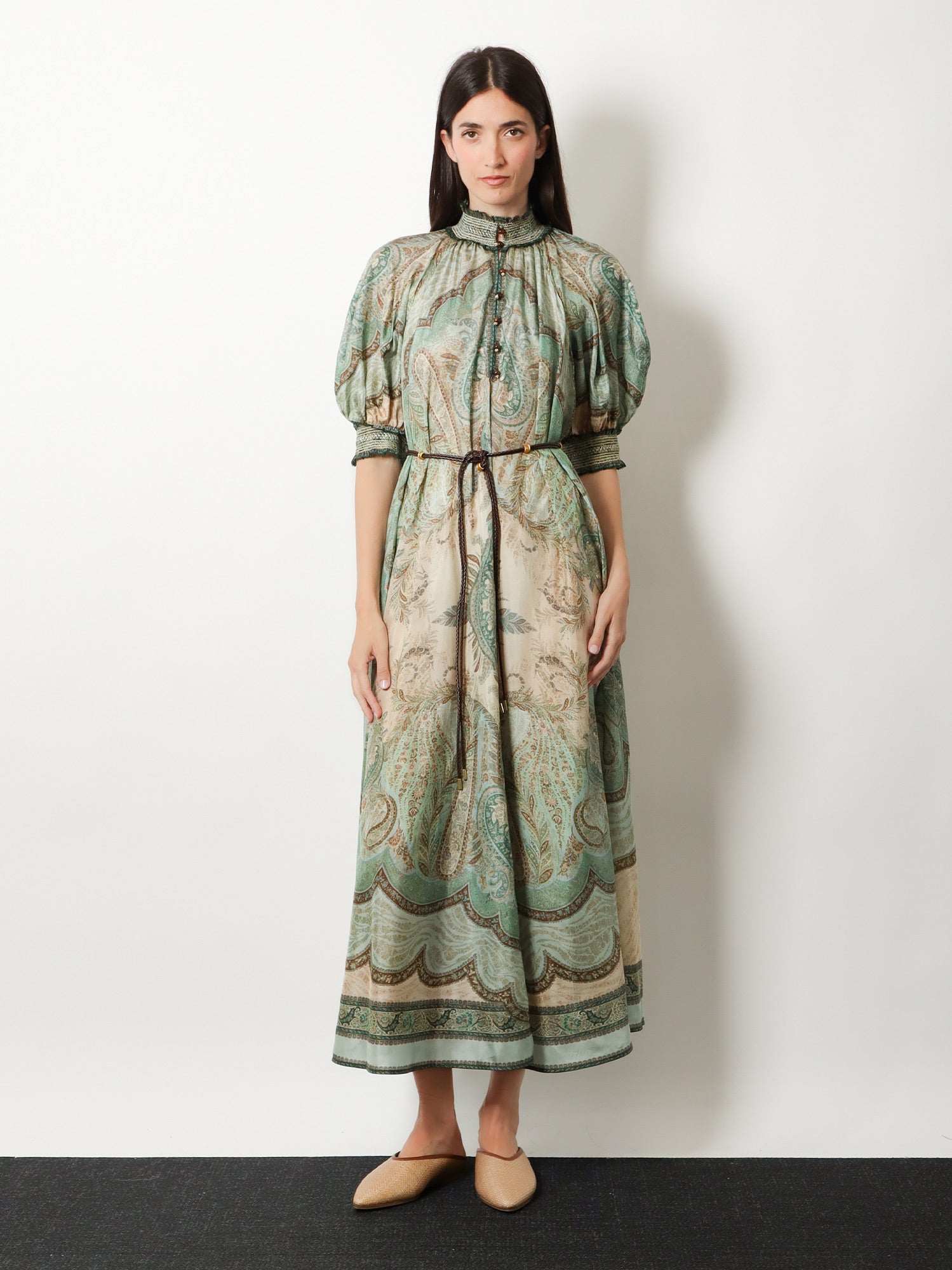 Zimmermann Wanderlust Billow Silk Dress