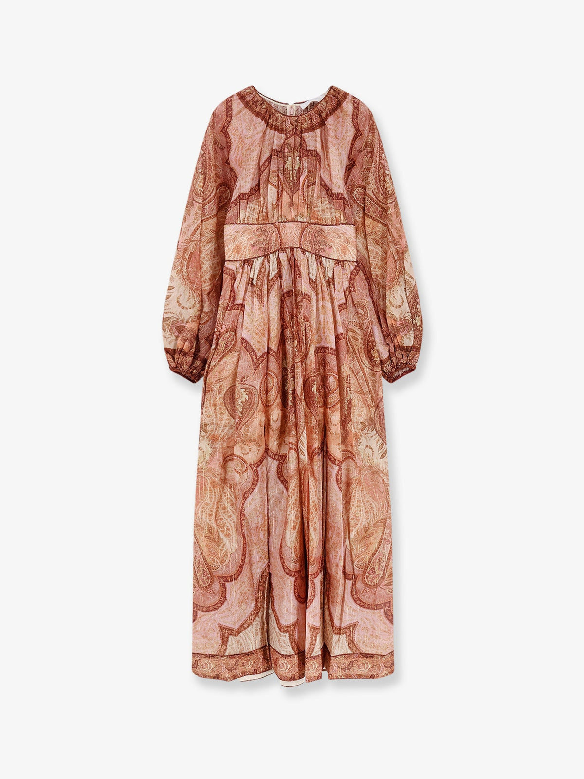 Zimmermann Cotton And Silk Blend Wanderlust Long Dress