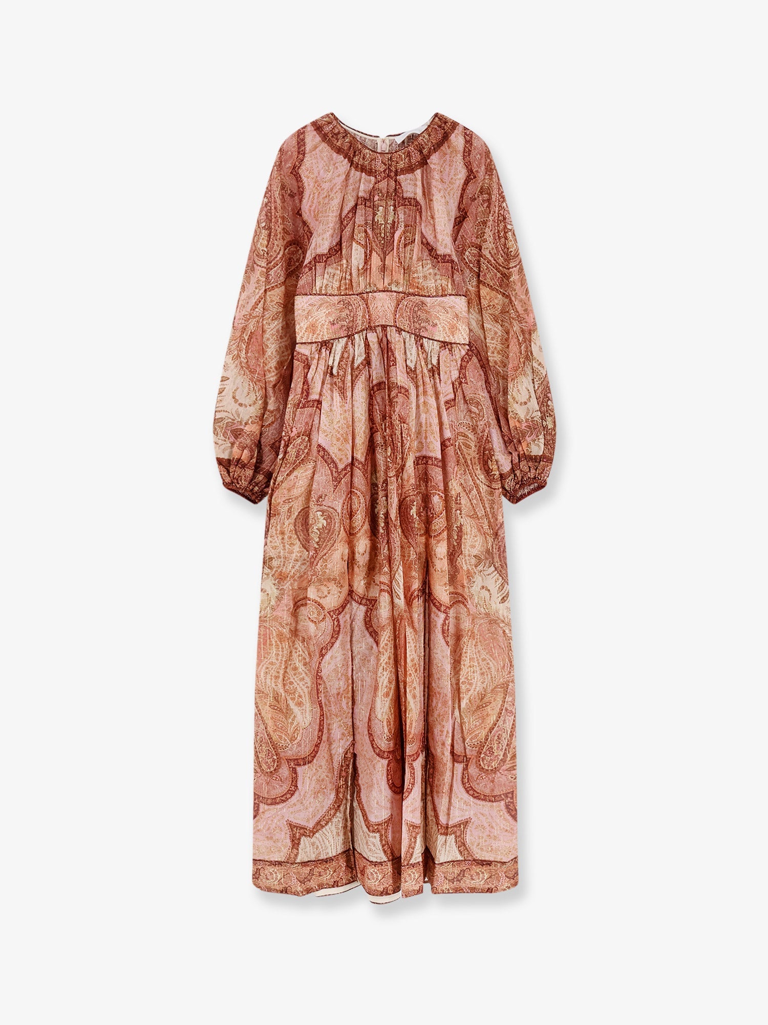 Zimmermann Cotton And Silk Blend Wanderlust Long Dress
