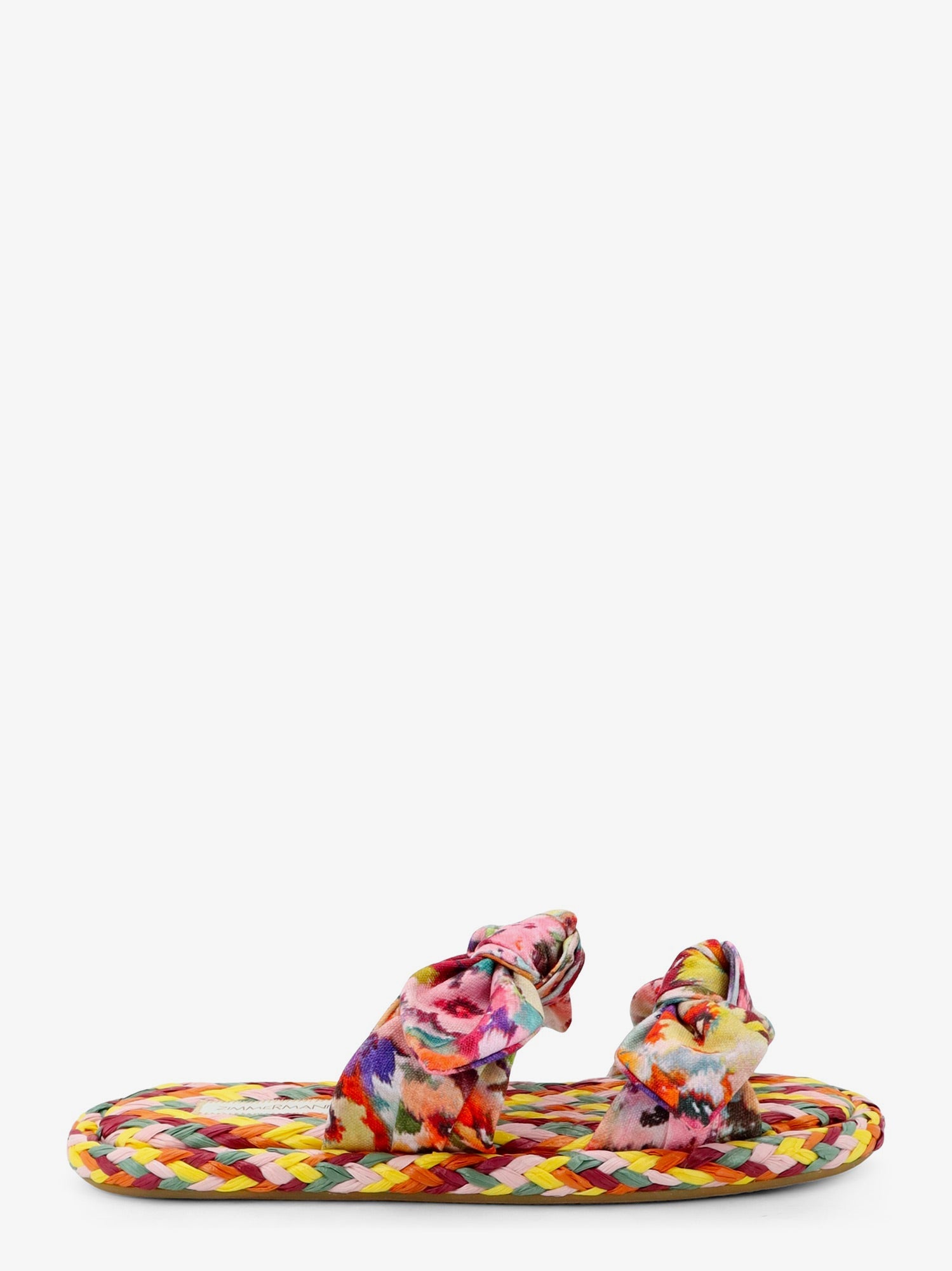 Zimmermann Multicolored Raffia Carousel Sandals
