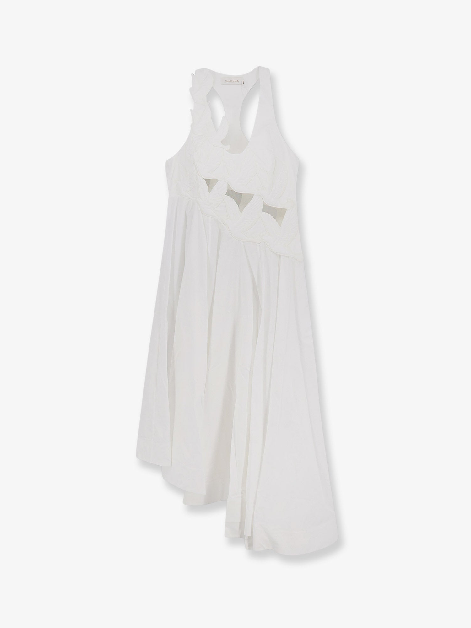 Zimmermann Luna Applique Cotton Dress