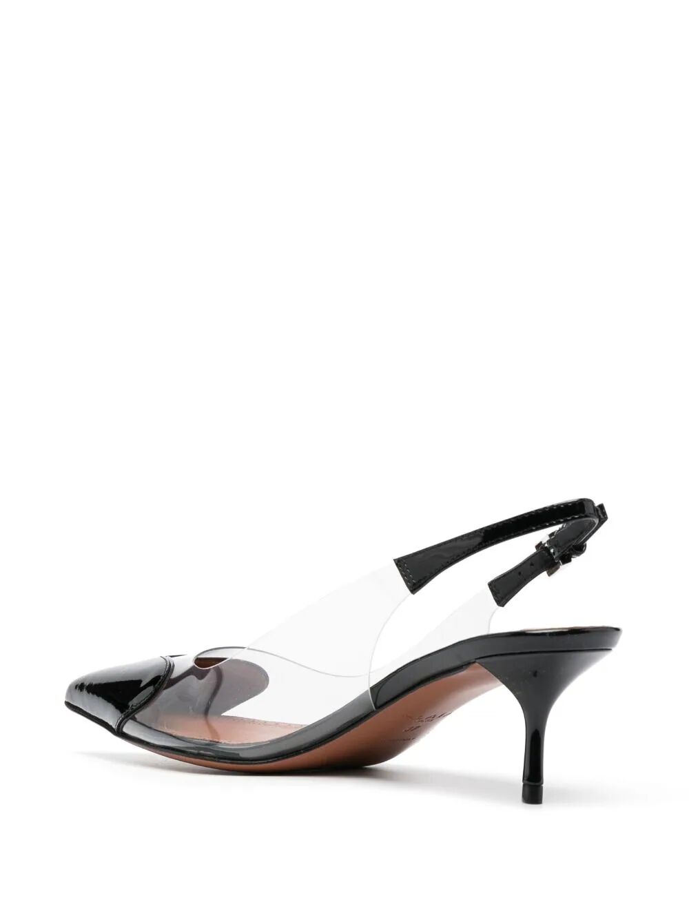 Alaïa Le Cœur Slingbacks In Patent Leather