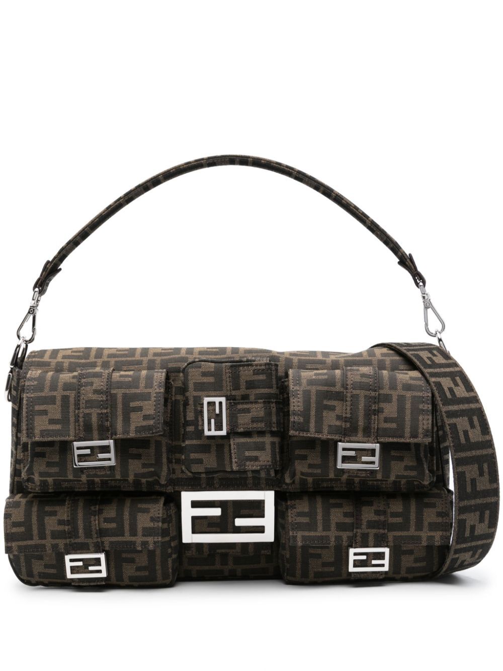Fendi Multipocket Ff Maxi Baguette Bag