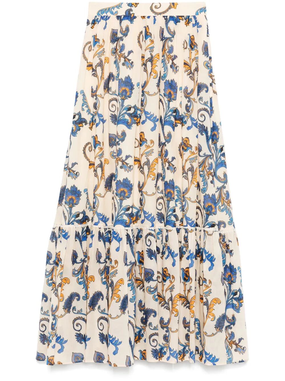 Etro Paisley-print Cotton Maxi Skirt