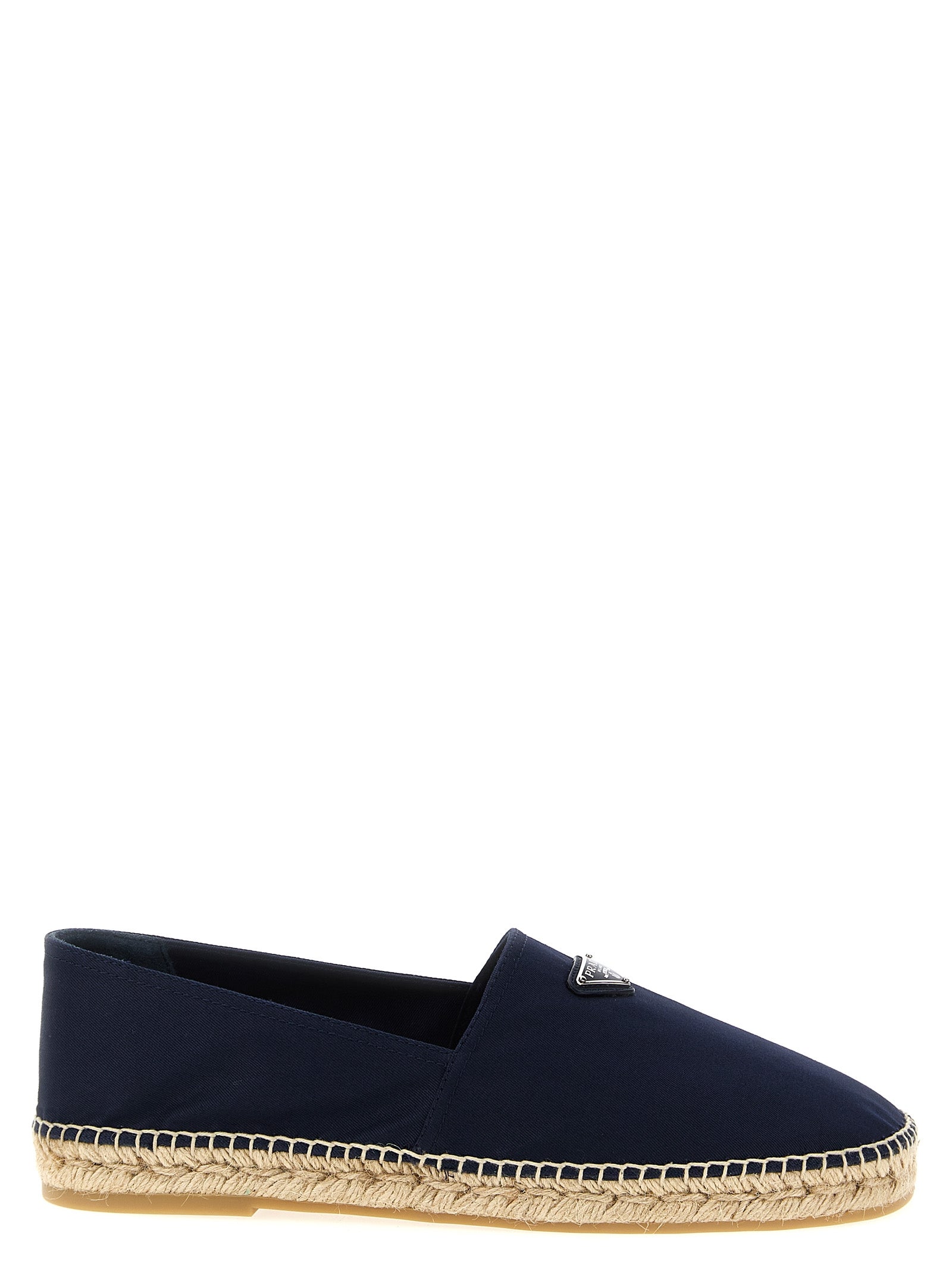 Prada Logo Tringolo Espadrilles