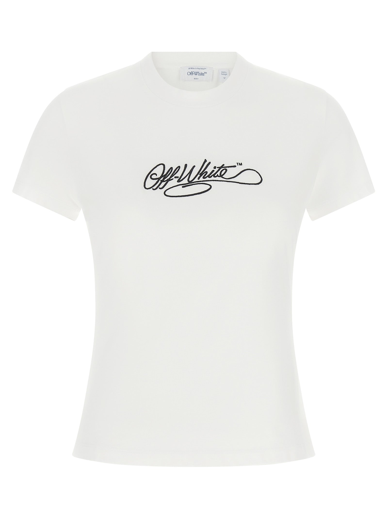 Off-White Logo Embroidery T-Shirt