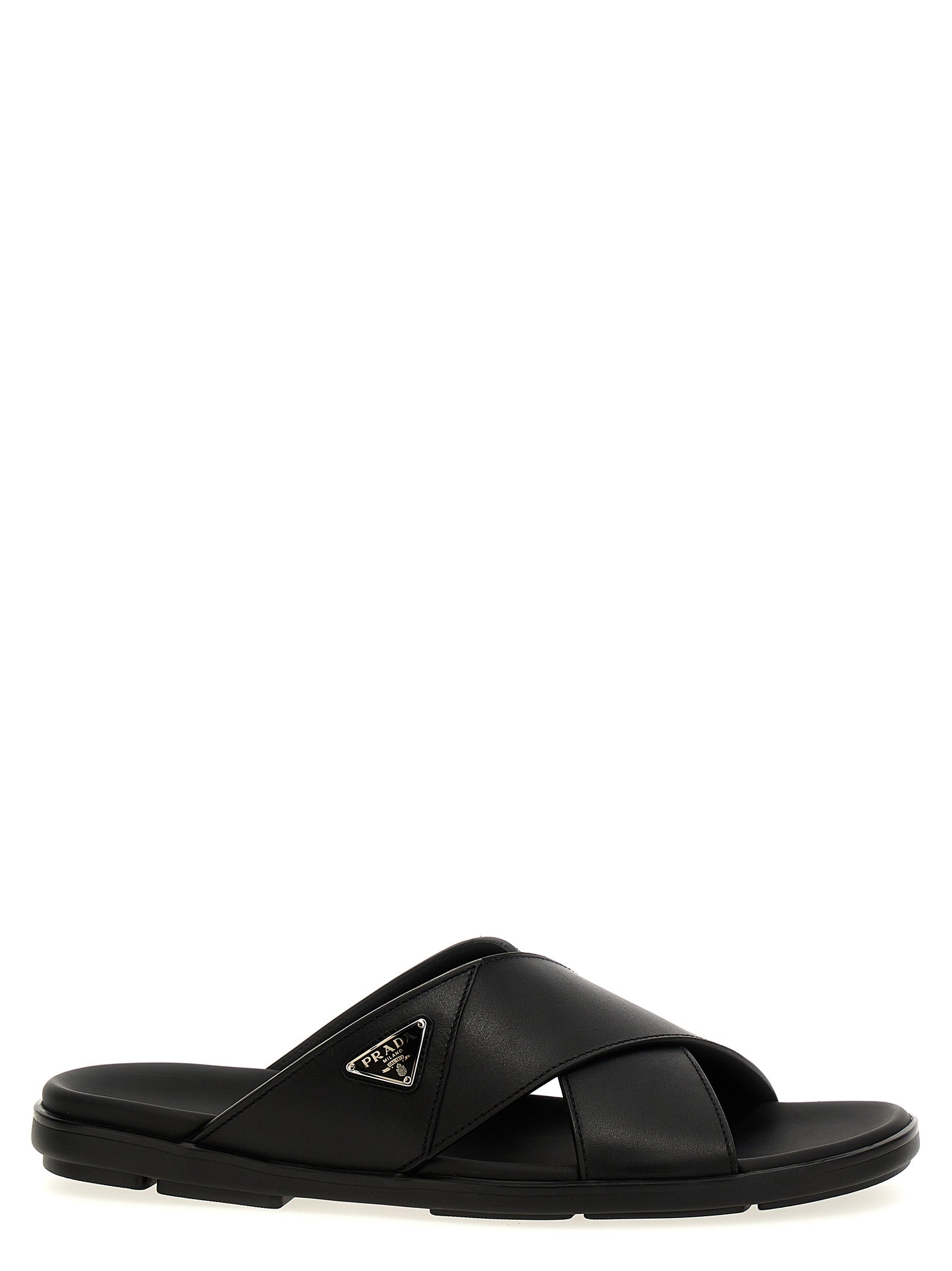 Prada Logo Sandals