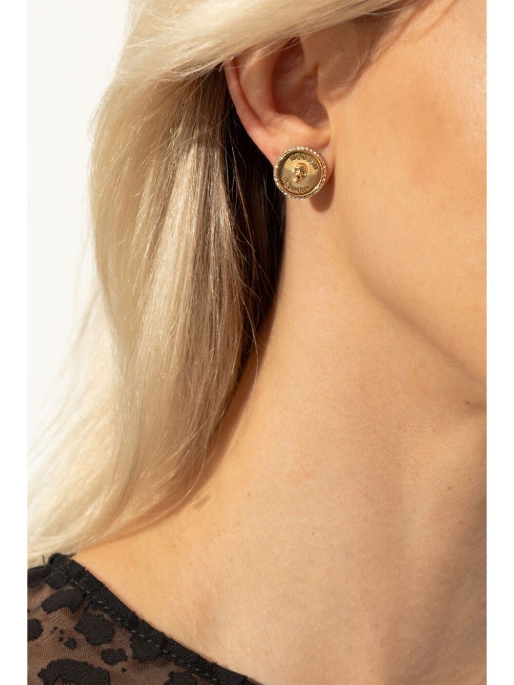 Alexander McQueen Sovereign Skull Earrings