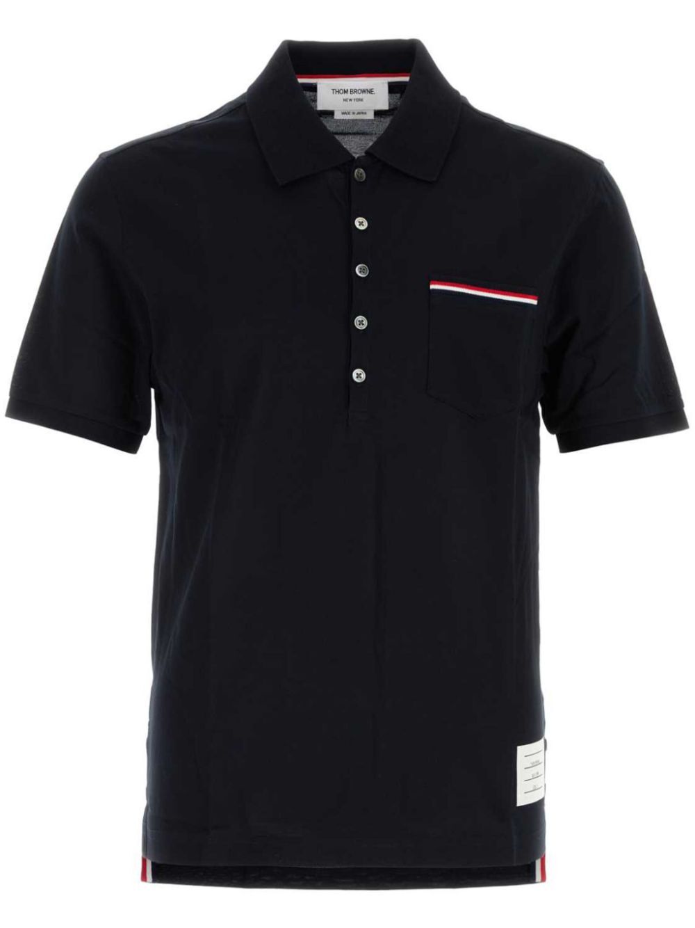 Thom Browne Piqué Pocket Polo