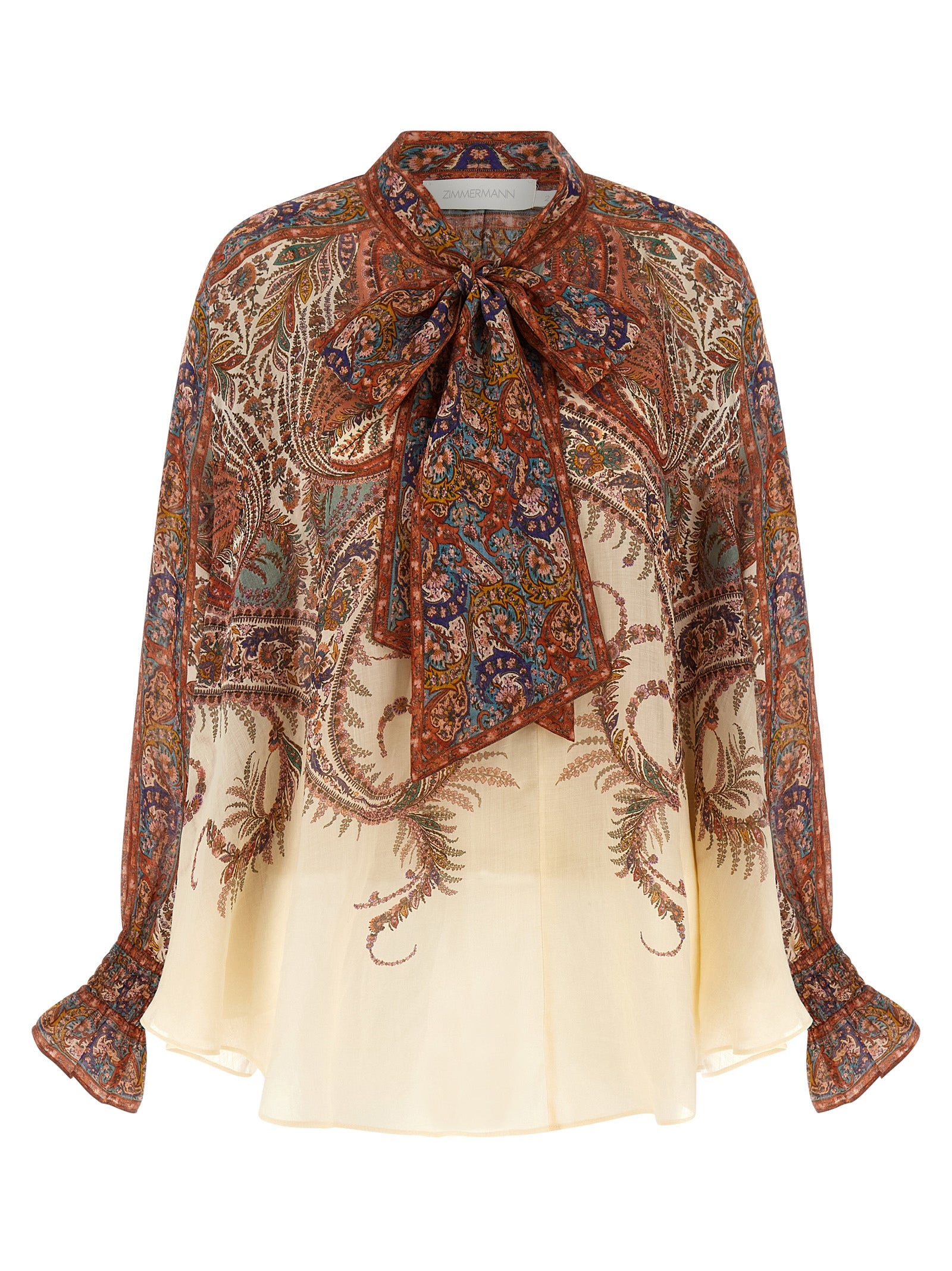 Zimmermann 'Rhiannon Tie Neck' Blouse
