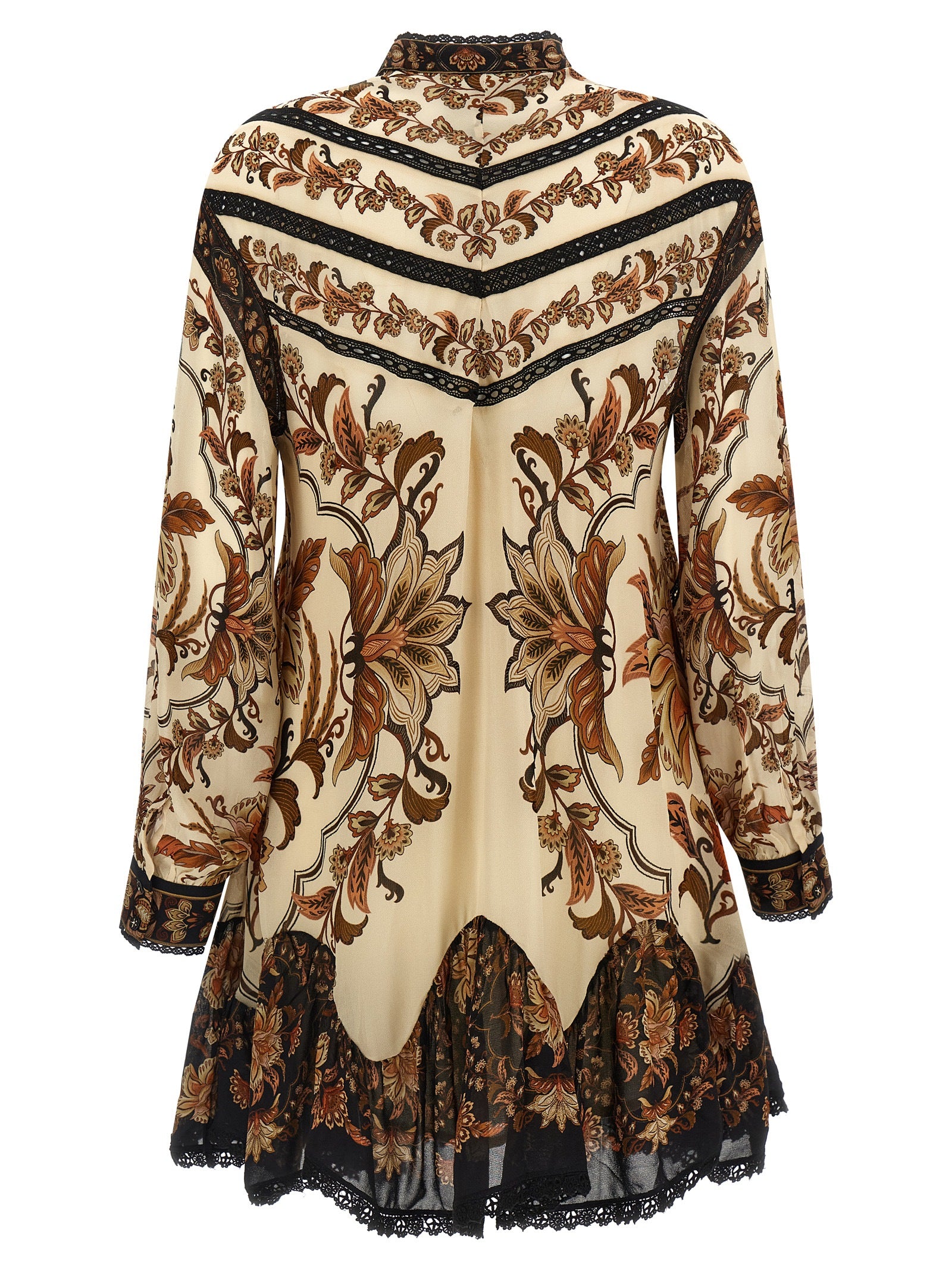 Farm Rio 'Majestic Garden Sand' Dress