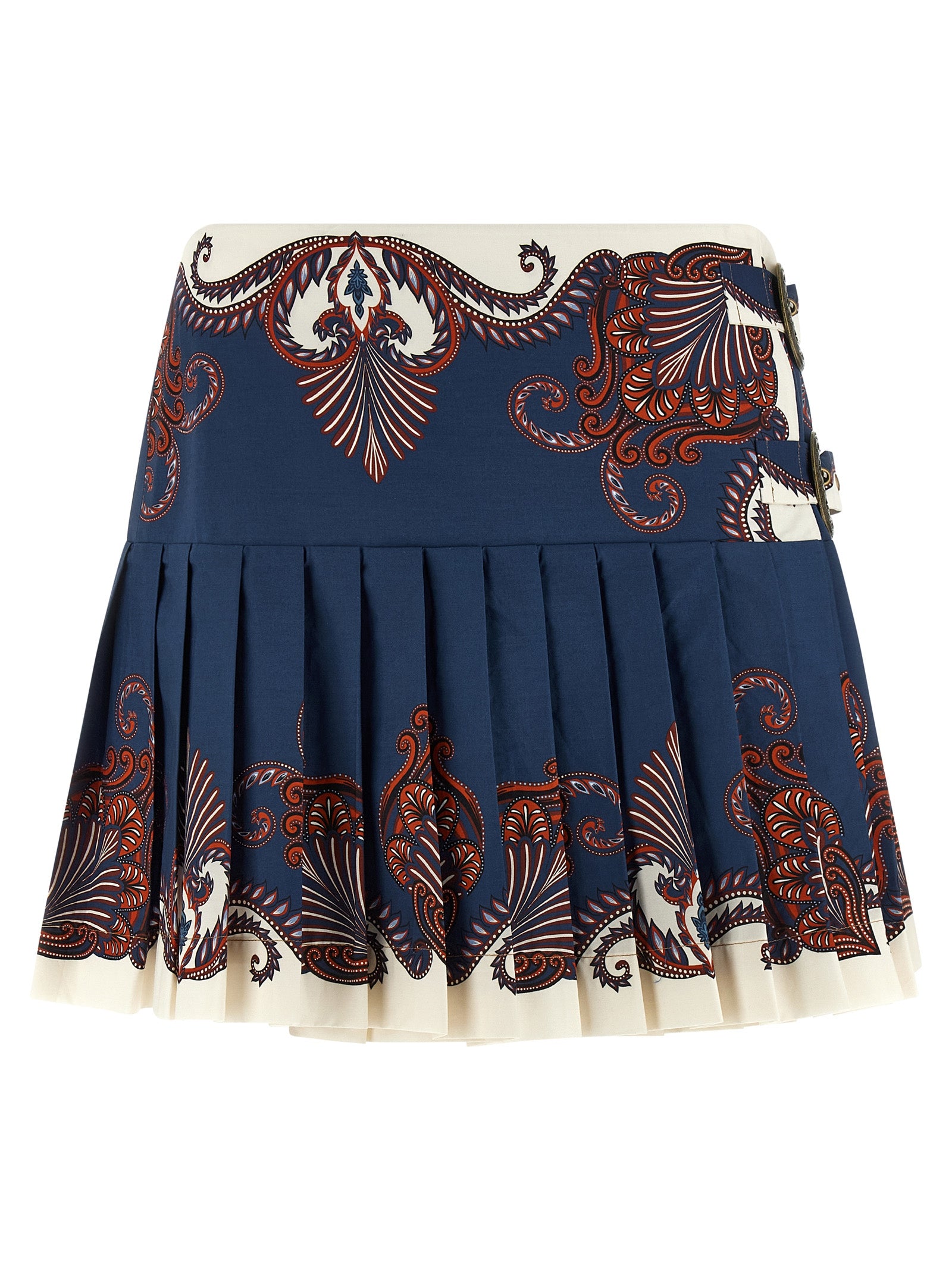 Farm Rio 'Blue Arabesque' Skirt