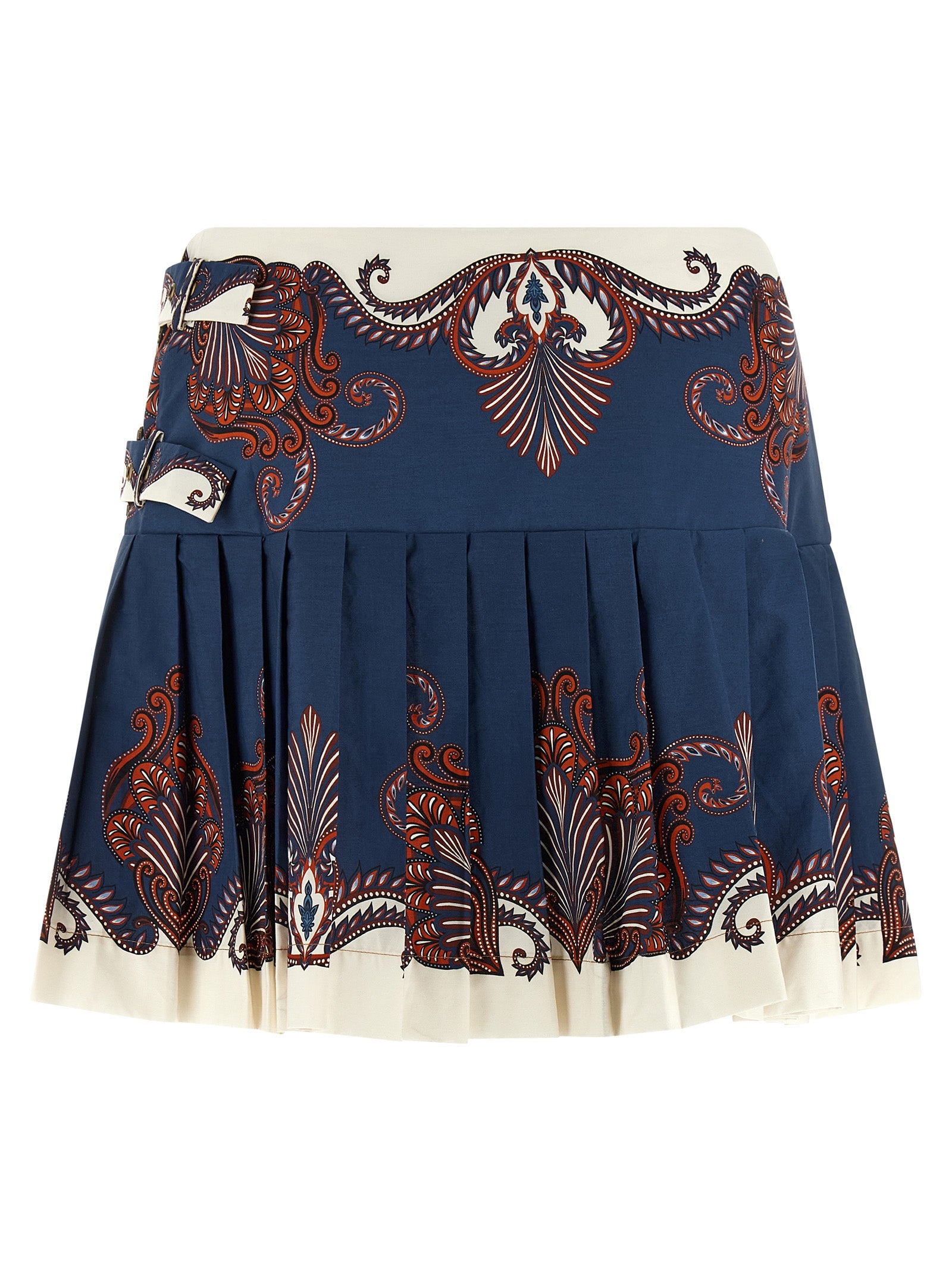 Farm Rio 'Blue Arabesque' Skirt