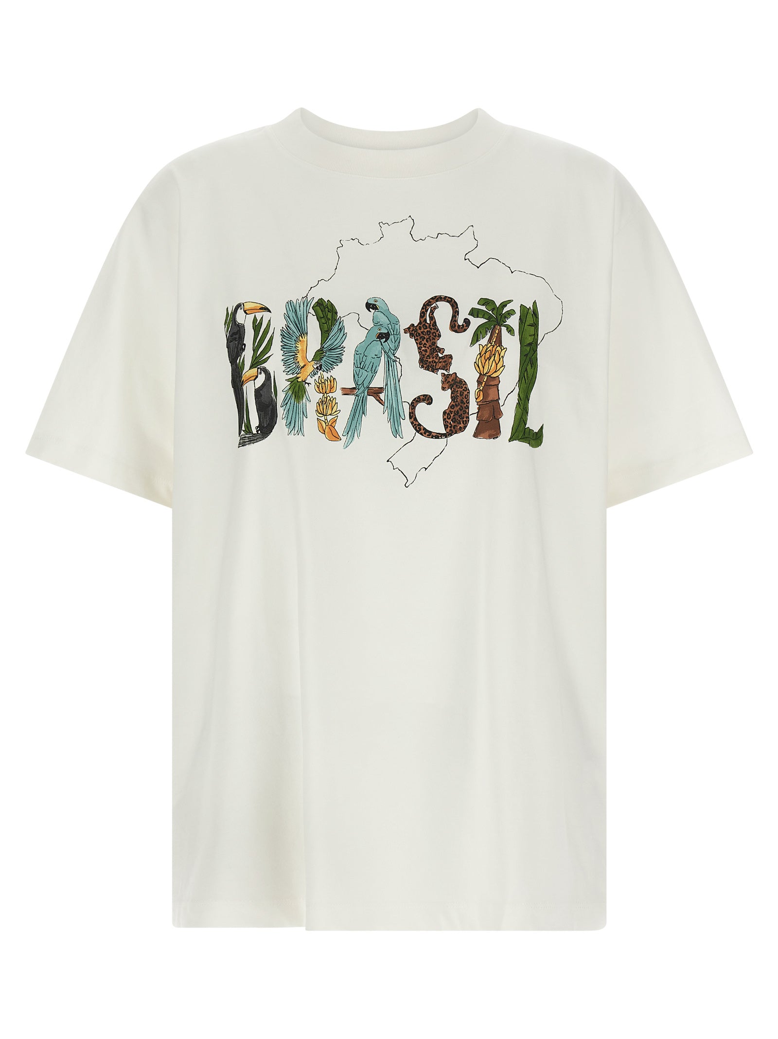 Farm Rio 'Off-White Brasil' T-Shirt